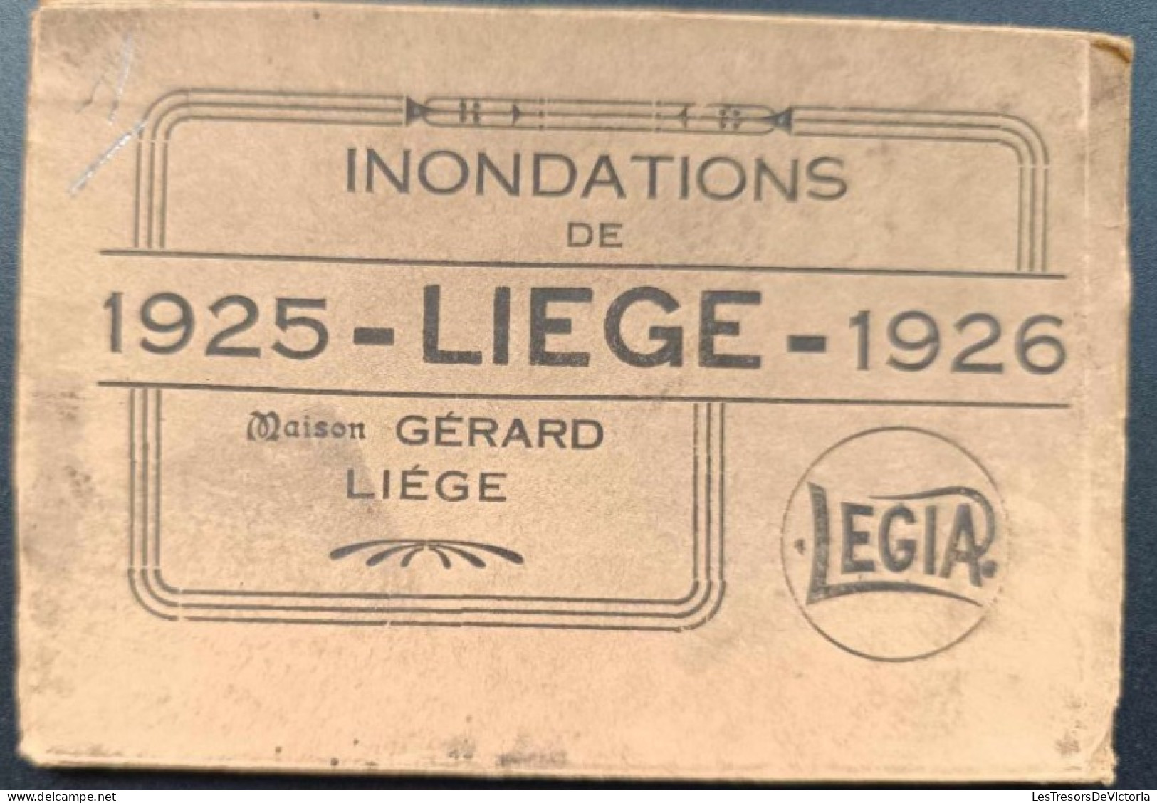 Carnet De Cartes Postales Anciennes Complet - Belgique - Liège - Inondations De Liège 1925-1926 - Liege