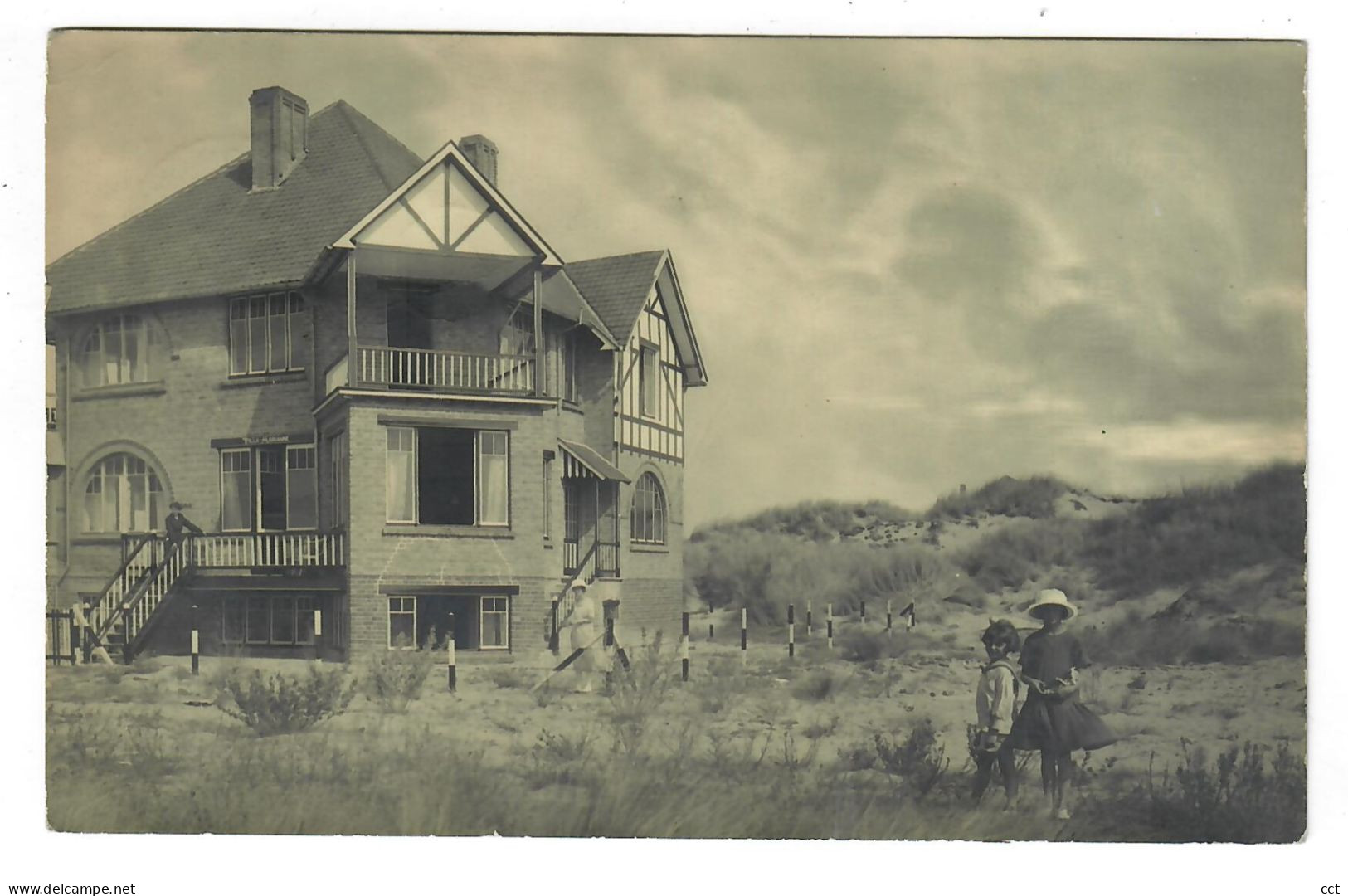 Coxyde  Koksijde    FOTOKAART Van Een Vllla In De Duinen - Koksijde