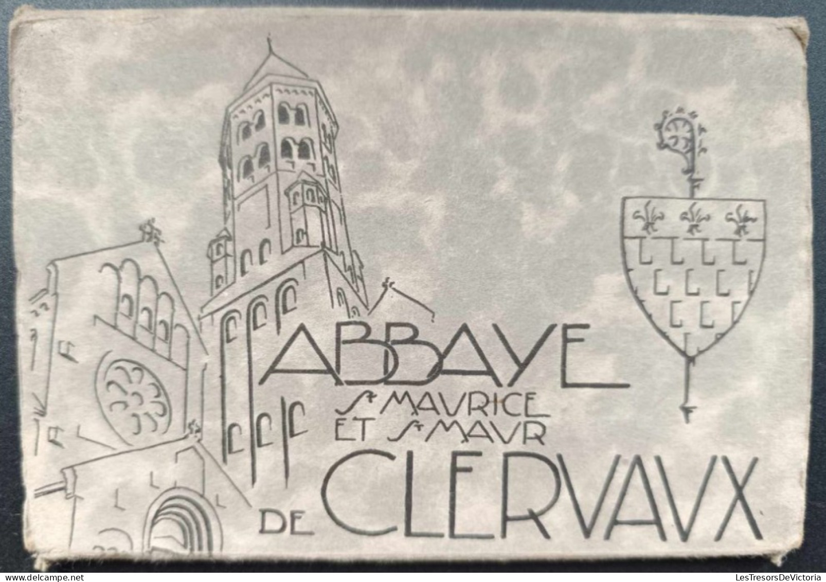 Carnet De Cartes Postales Anciennes Complet - Luxembourg - Abbaye St Maurice Et St Maur De Clervaux - Clervaux