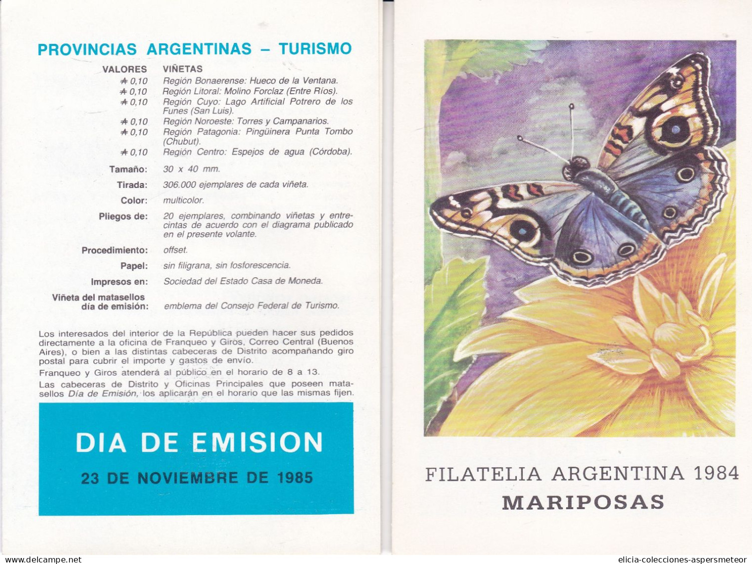 Argentina - 1985 - Booklet - Collection Of Argentine Postage Stamps ENCOTEL - Philatelique Service - Caja 30 - Booklets