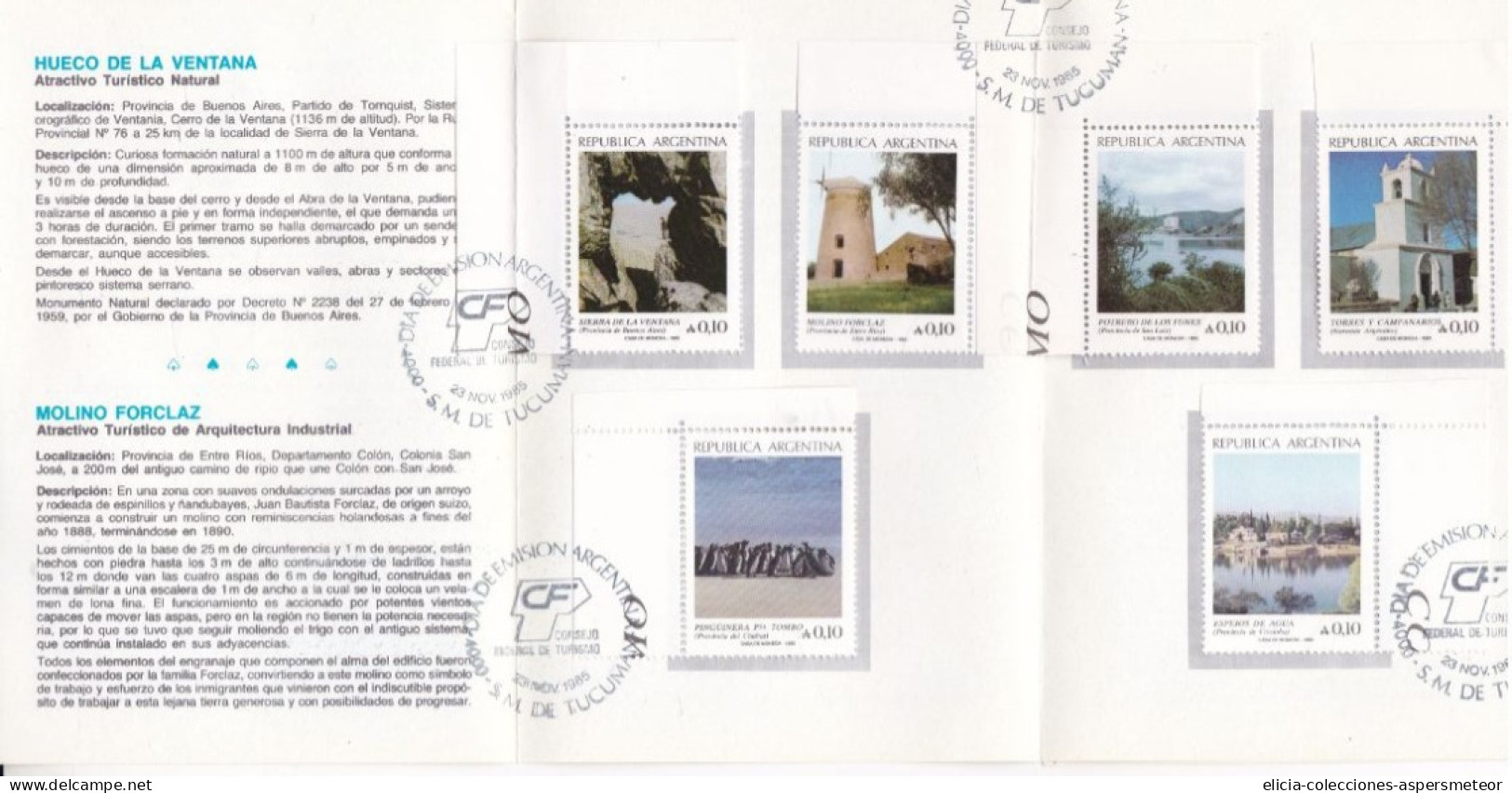 Argentina - 1985 - Booklet - Collection Of Argentine Postage Stamps ENCOTEL - Philatelique Service - Caja 30 - Cuadernillos