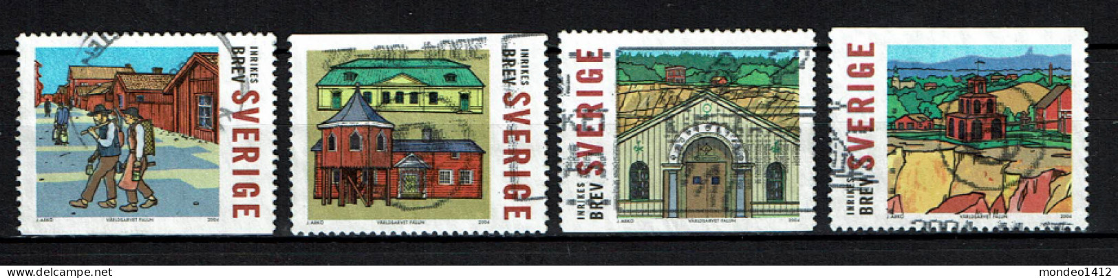 Sweden 2004 - La Ville Minière De Falun - Used - Oblitérés