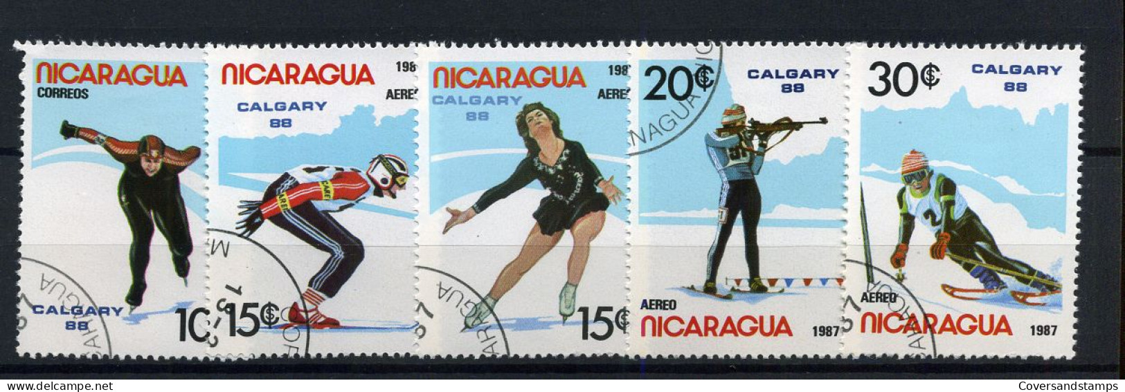 Nicaragua - Olympic Games Calgary - Inverno1988: Calgary