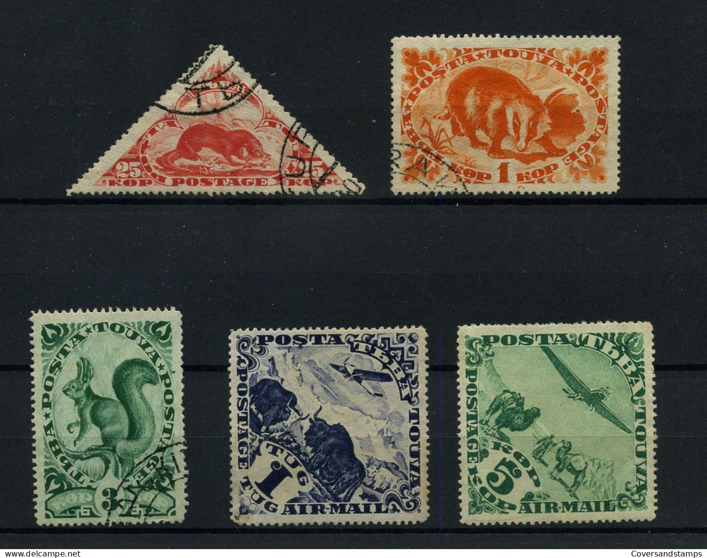 Tannu Touva - Airmail Stamps - Used - Touva