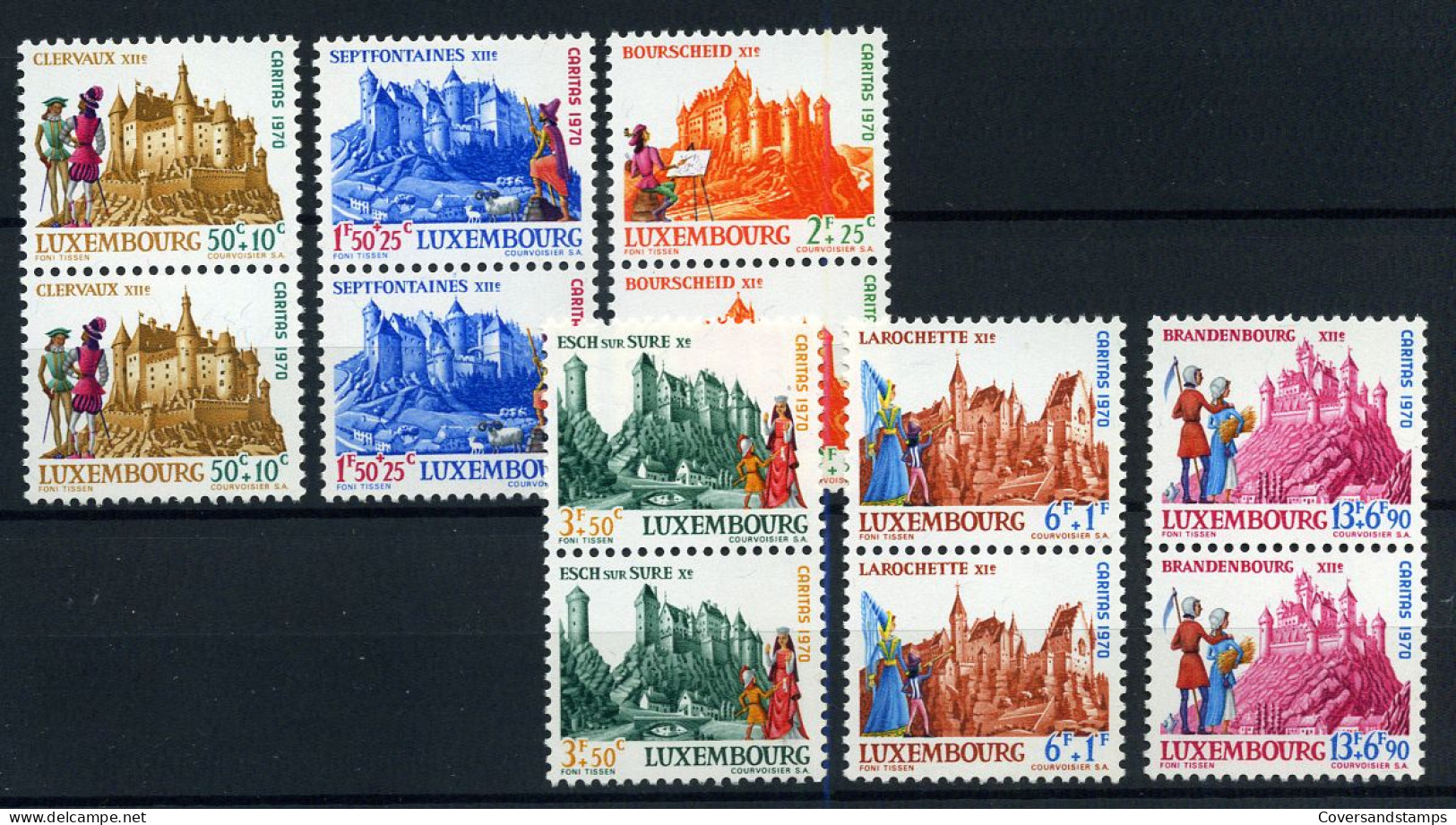 Luxembourg - 764/69 En Pair - MNH ** - Unused Stamps