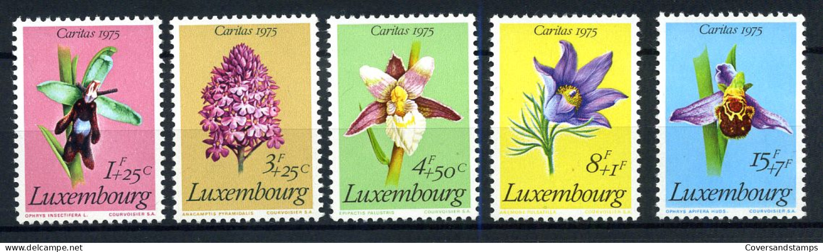 Luxembourg - 864/68  - MNH ** - Caritas 1975 - Ungebraucht