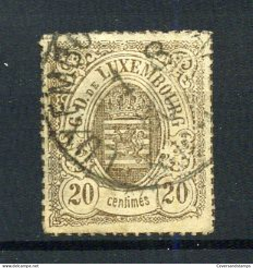 Luxembourg - 19 - Gest / Obl / Used - 1891 Adolphe Voorzijde