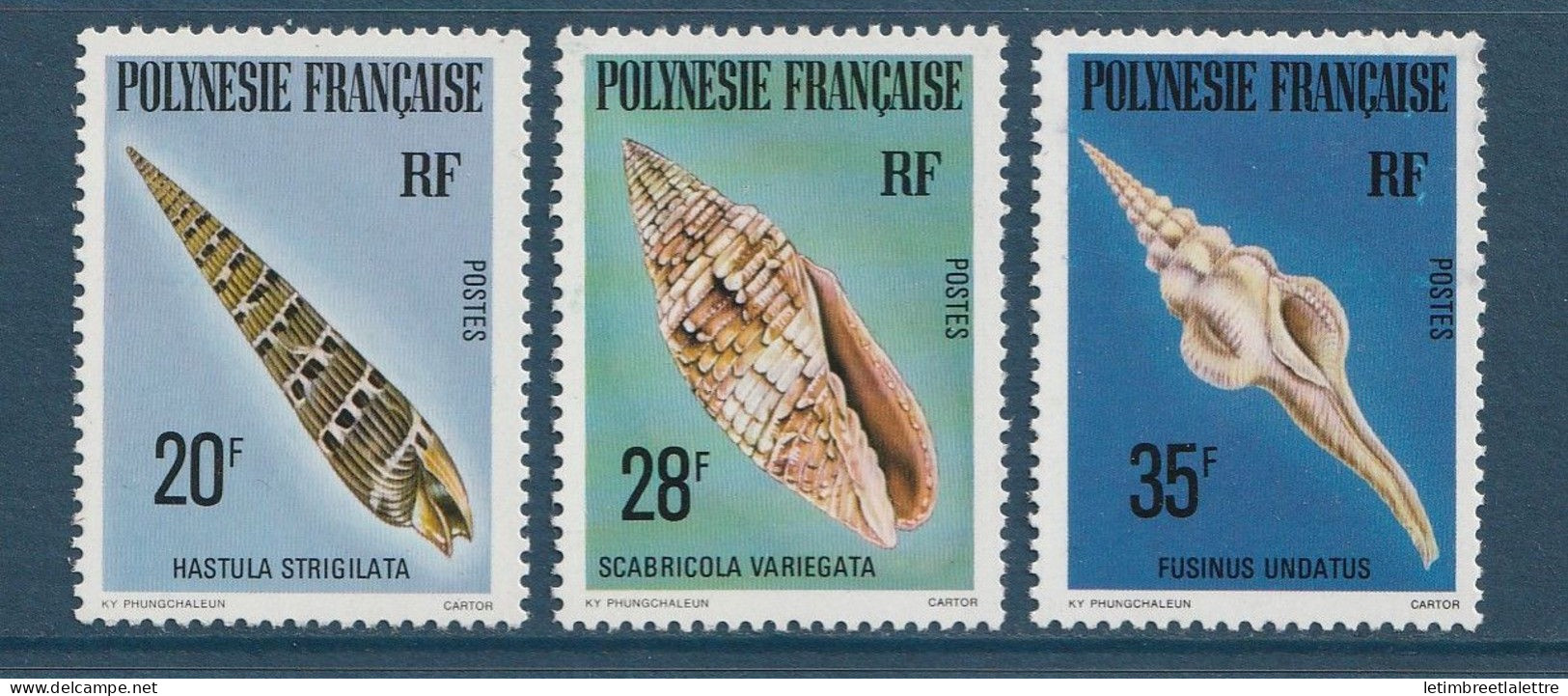 Polynésie - YT N° 142 à 144 ** - Neuf Sans Charnière - 1979 - Unused Stamps