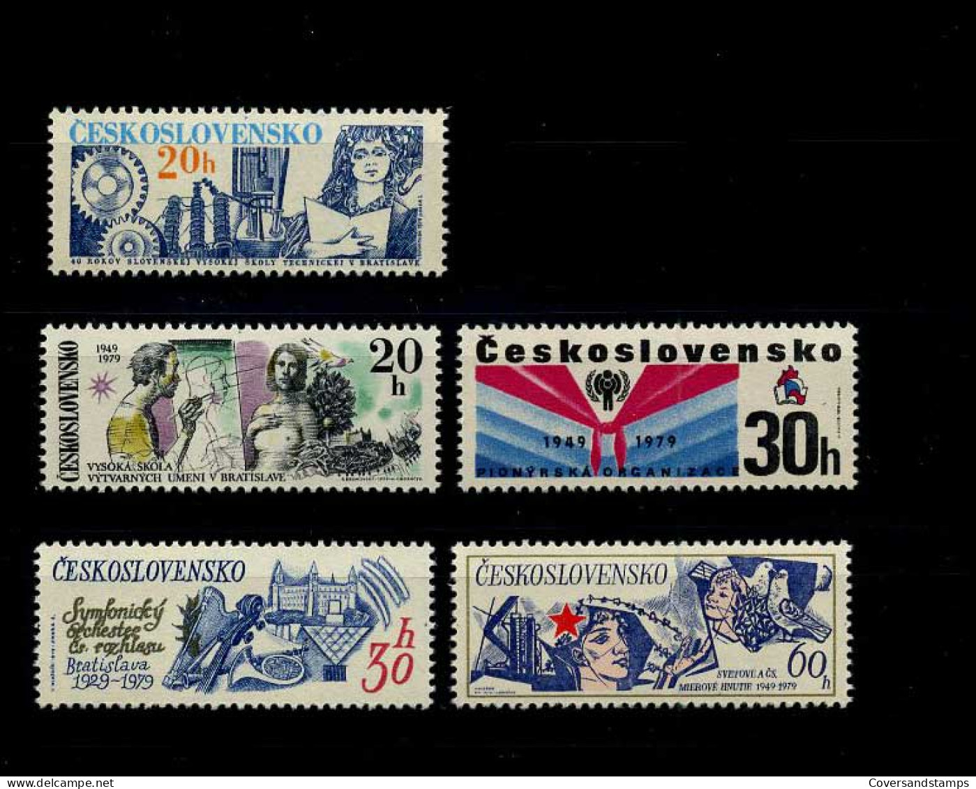 Tjechoslovakije - 2323/27 - MNH - Unused Stamps