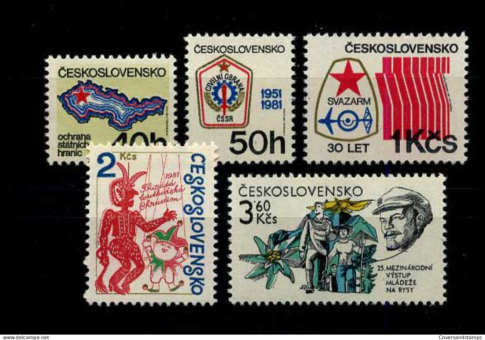 Tjechoslovakije - 2448/52 - MNH - Unused Stamps