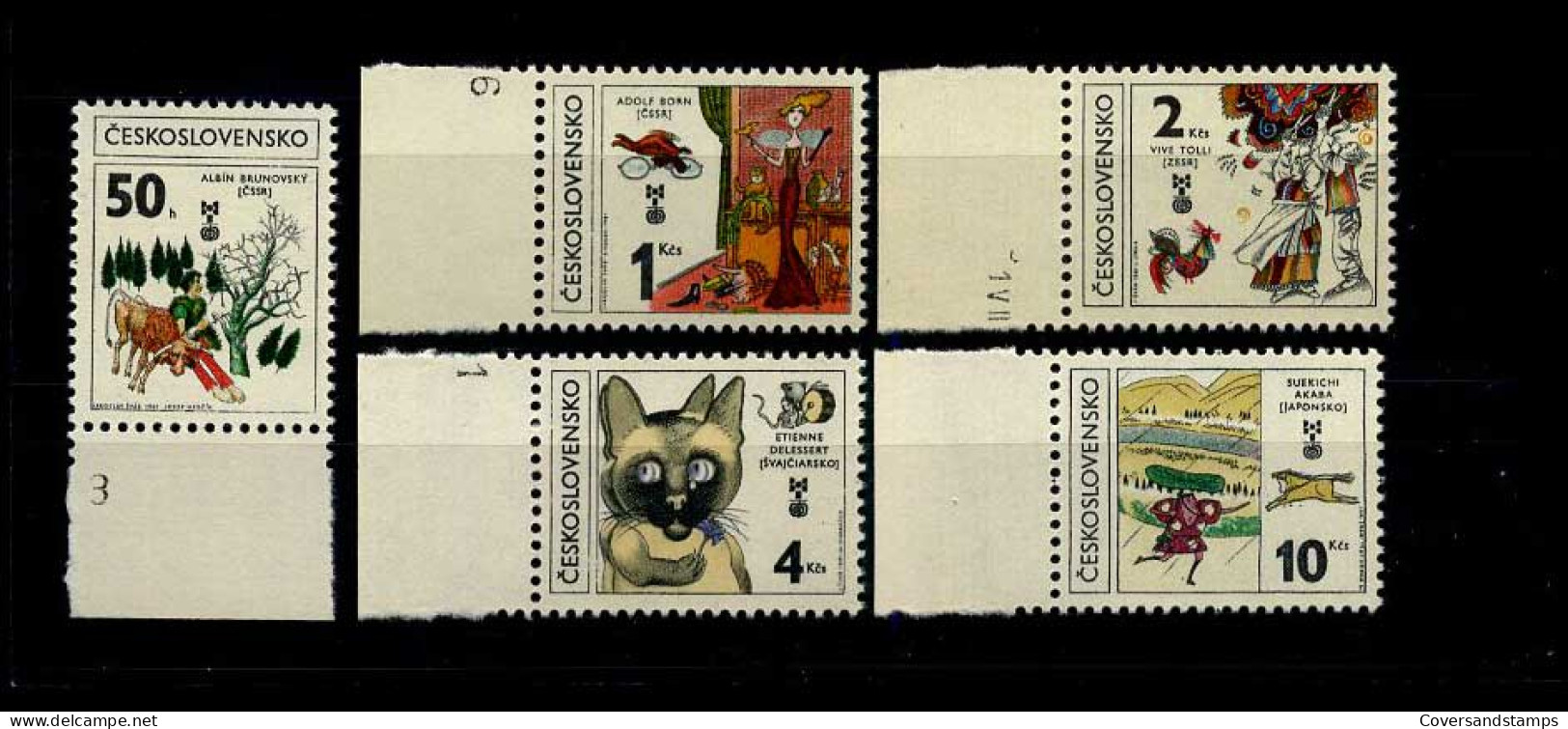 Tjechoslovakije - 2453/57 - MNH - Unused Stamps