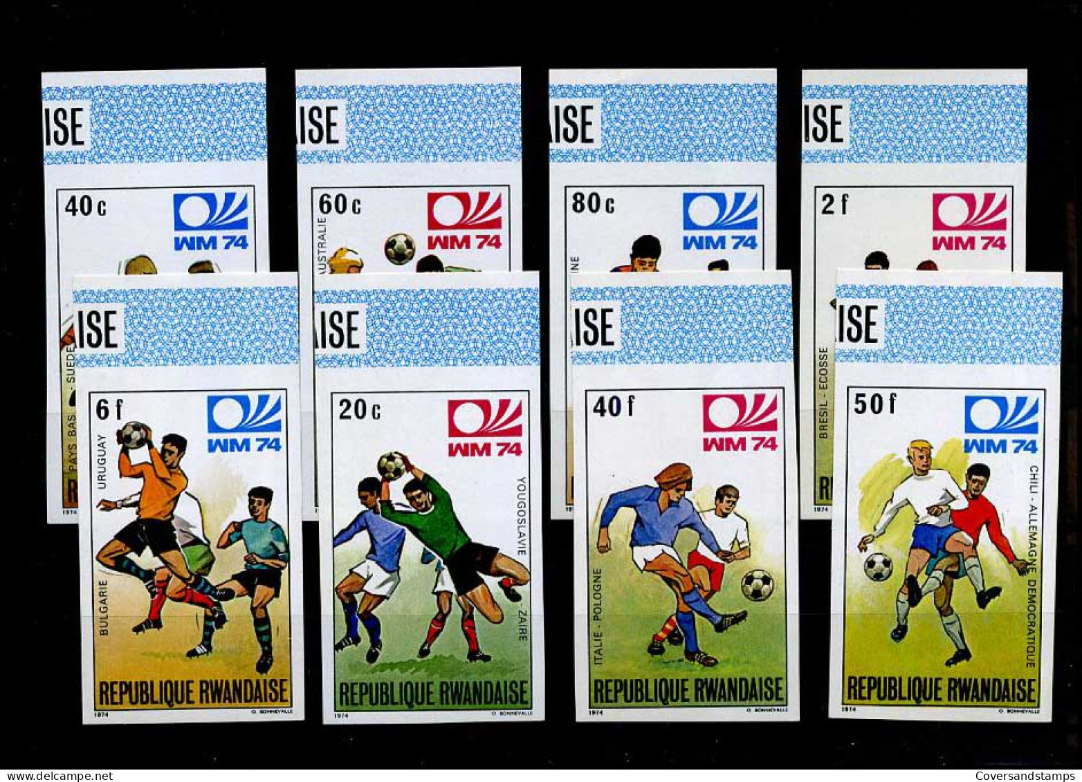 Rwanda - 578/85, Football München - MNH Ongetand/non-dentelé/umperforated - Unused Stamps