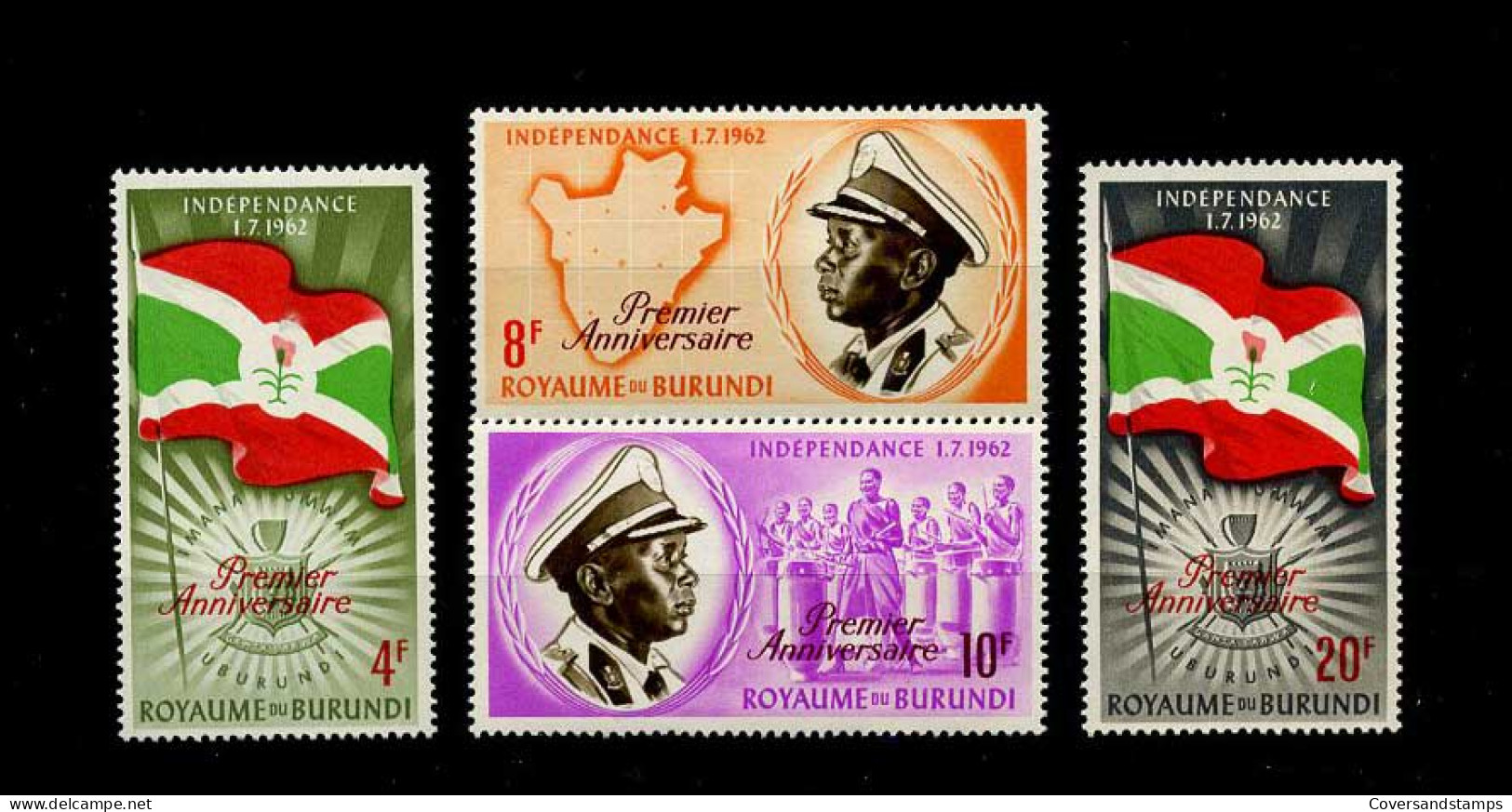 Burundi - 54/57 - MNH - Nuovi