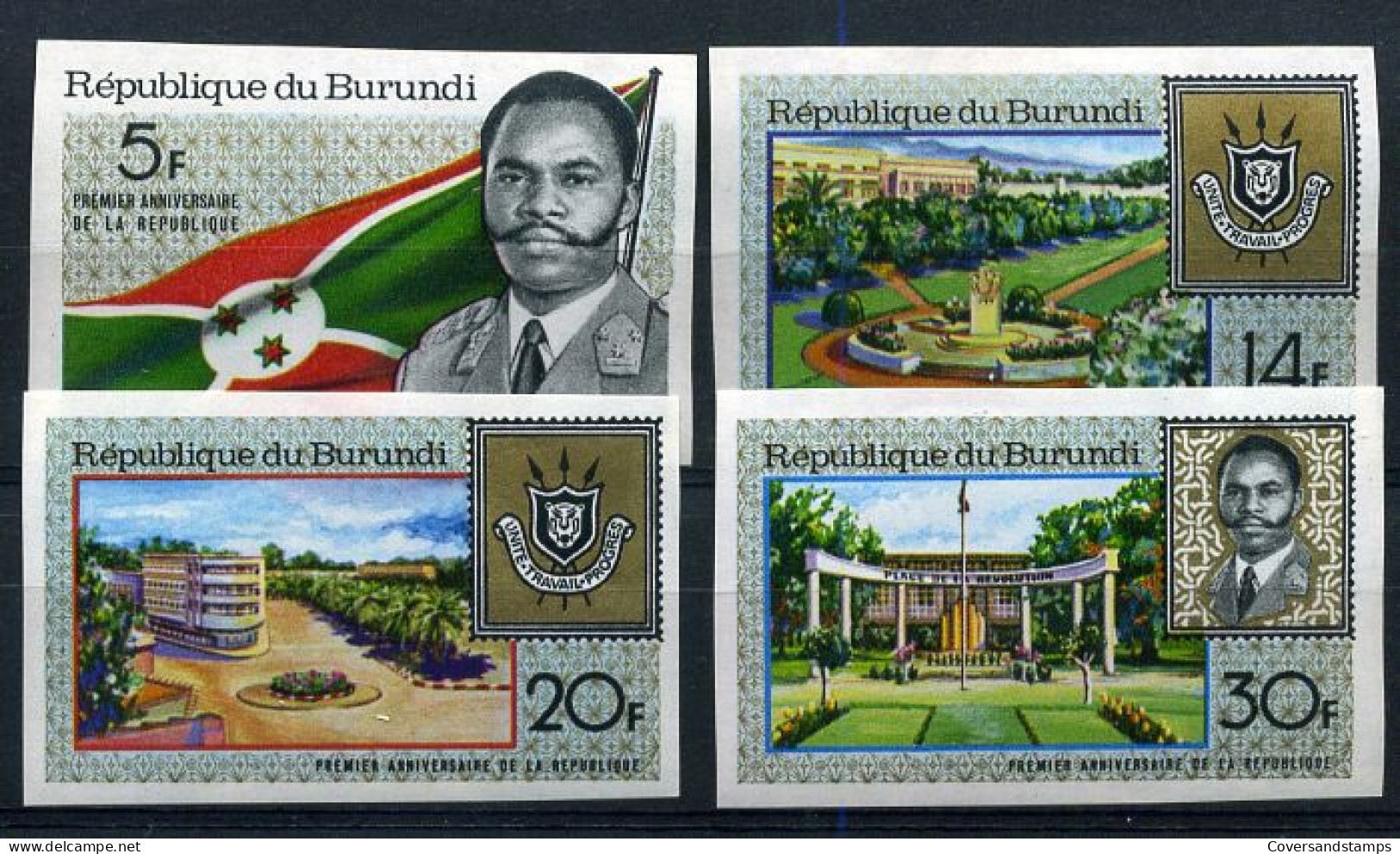 Burundi - 252/55  - MNH  Ongetand / Non-dentelé / Imperforated - Nuovi
