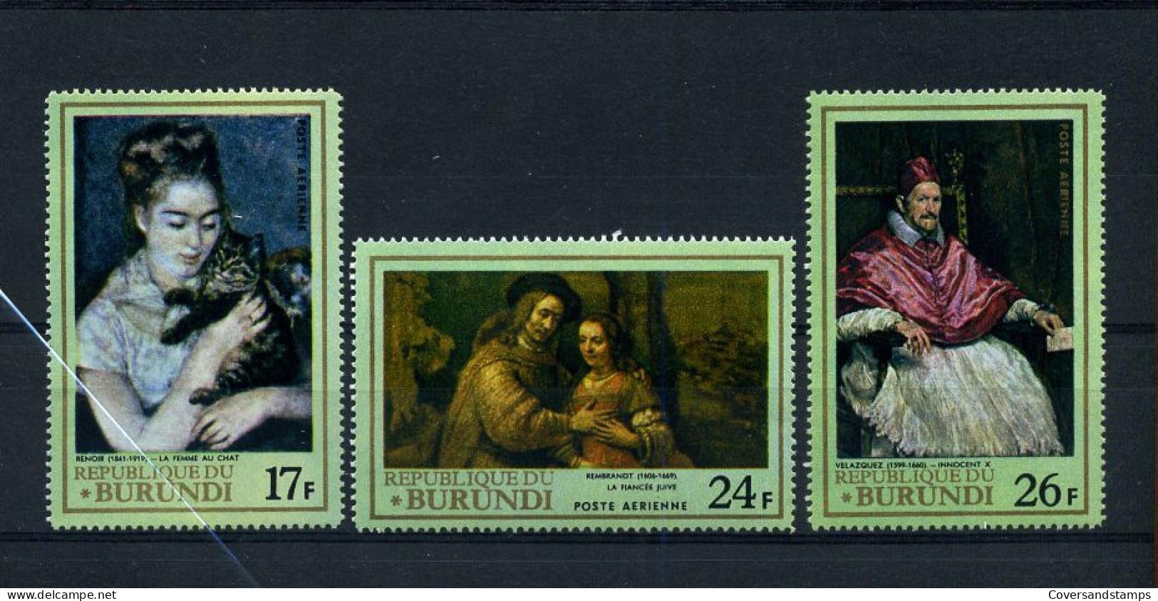 Burundi - PA75/77  - MNH  - Unused Stamps
