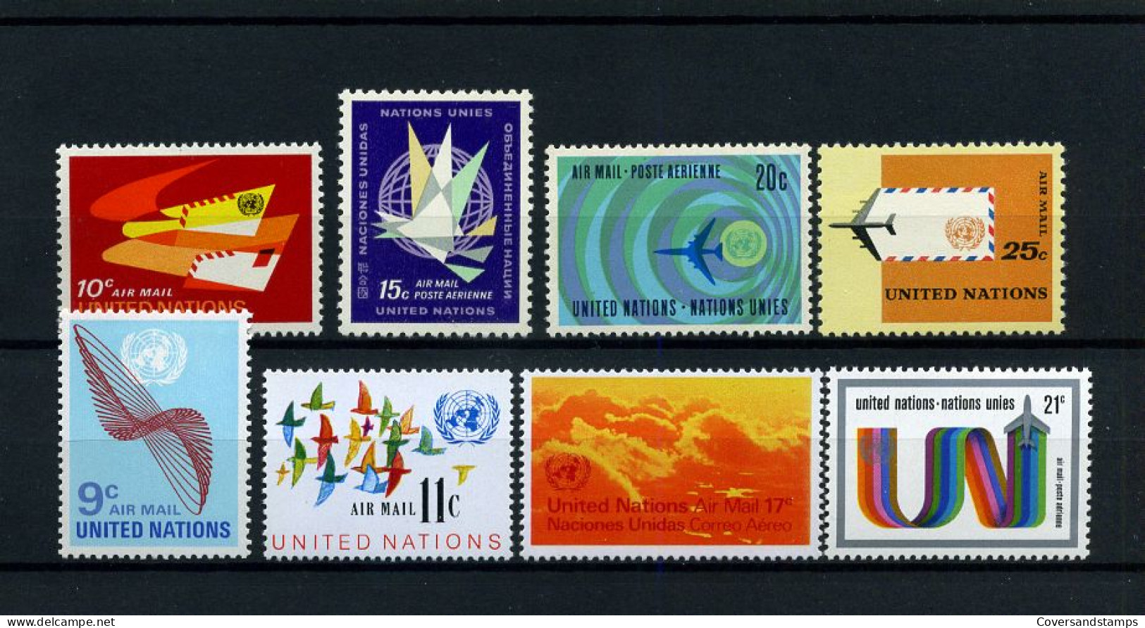 United Nations - Airmail Stamps - MNH ** - Andere & Zonder Classificatie