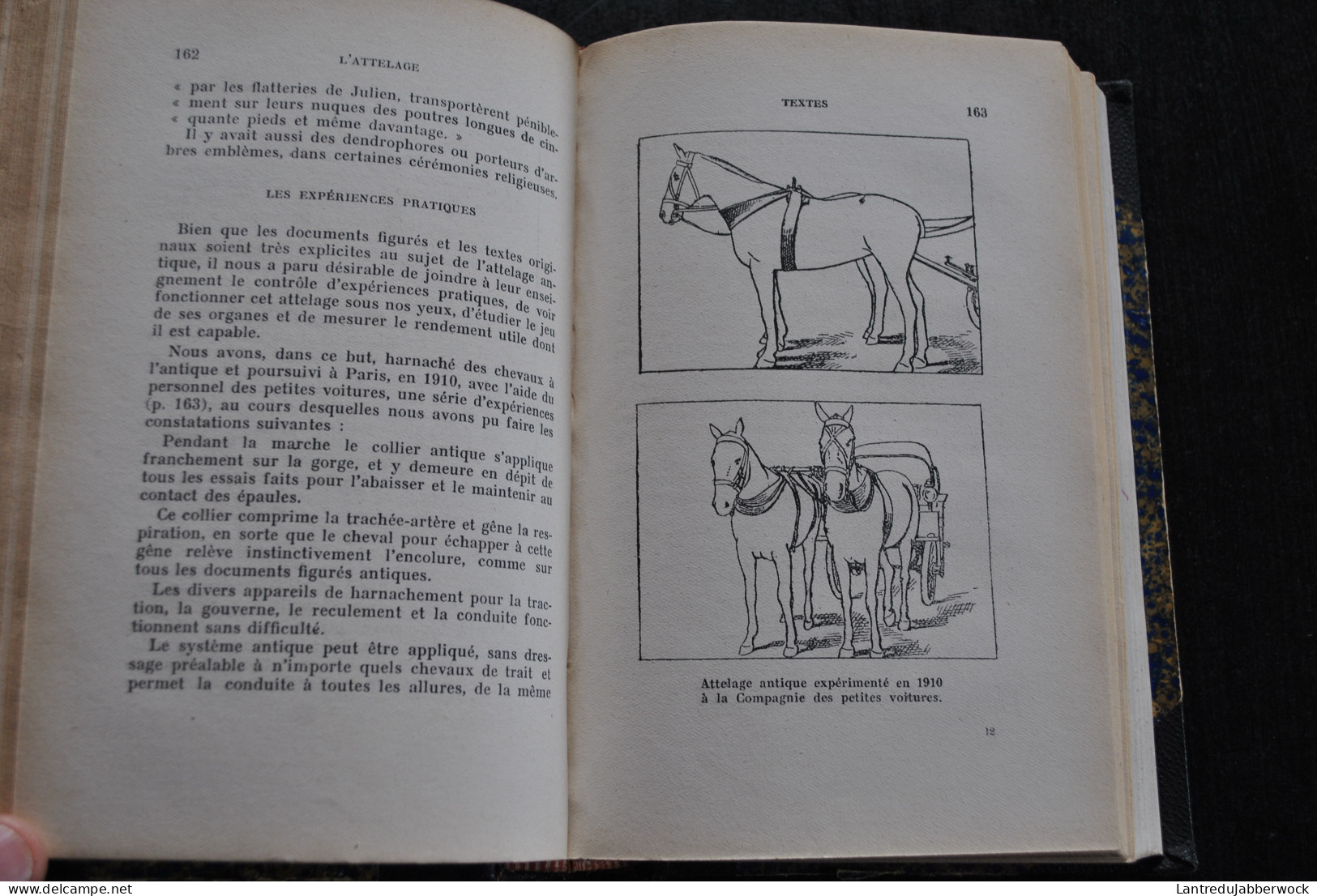 LEFEBVRE DES NOETTES L'attelage Le cheval de selle à travers les âges Contribution à l'histoire de l'esclavage + 500 ill