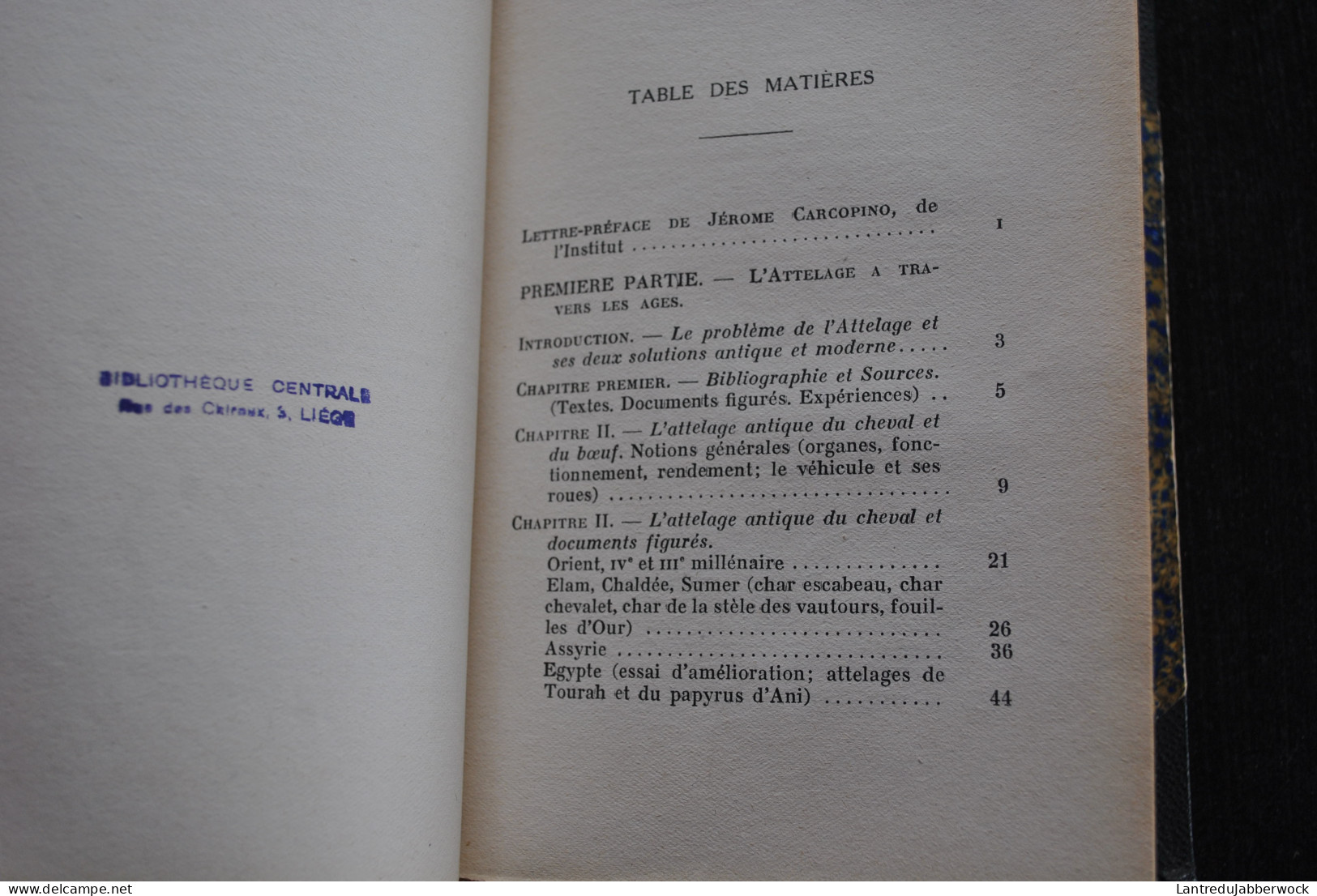 LEFEBVRE DES NOETTES L'attelage Le cheval de selle à travers les âges Contribution à l'histoire de l'esclavage + 500 ill