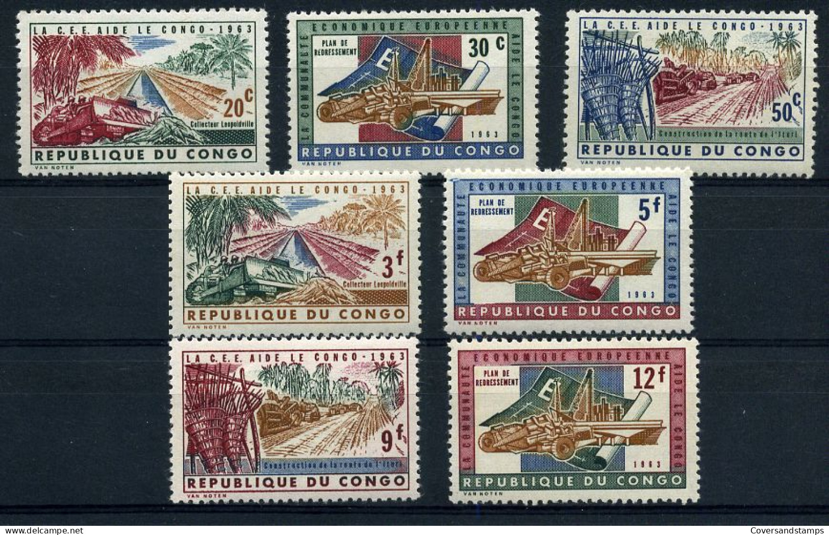 Belgisch Congo - 507/13 MNH ** - Altri & Non Classificati