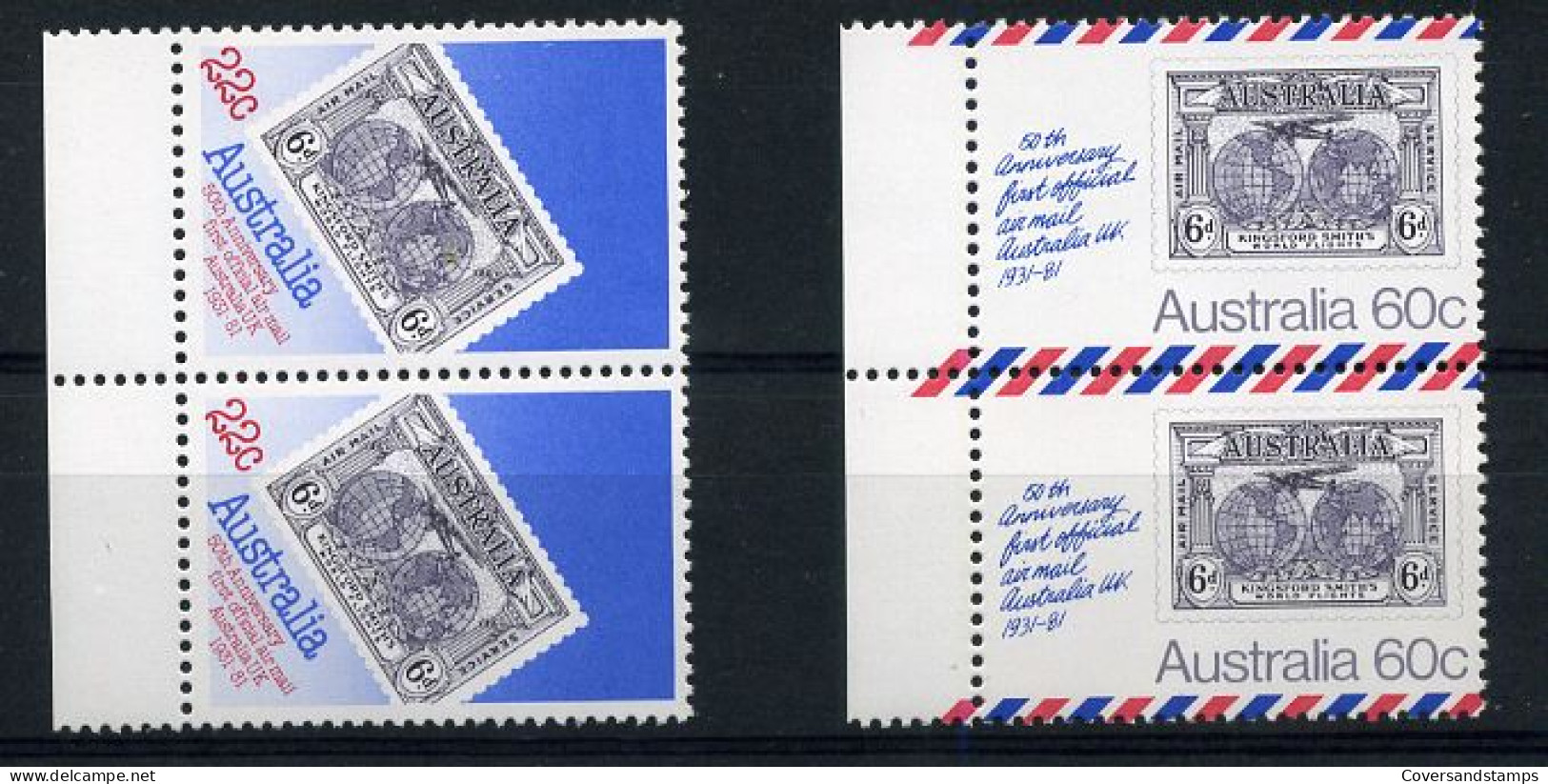 Australia - Sc776/77 In Pair - MNH - Mint Stamps