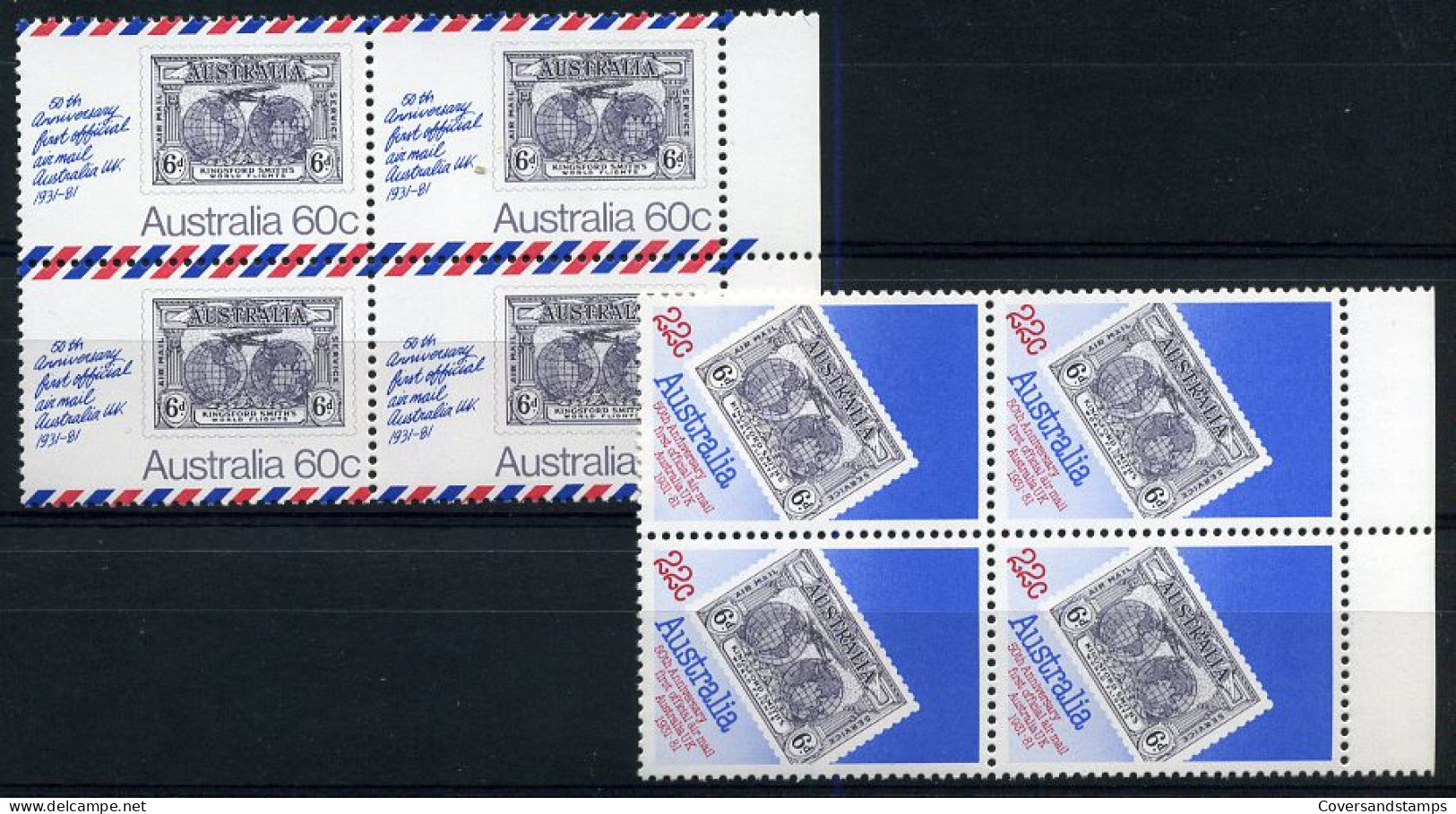 Australia - Sc776/77 In Block Of 4 - MNH - Mint Stamps