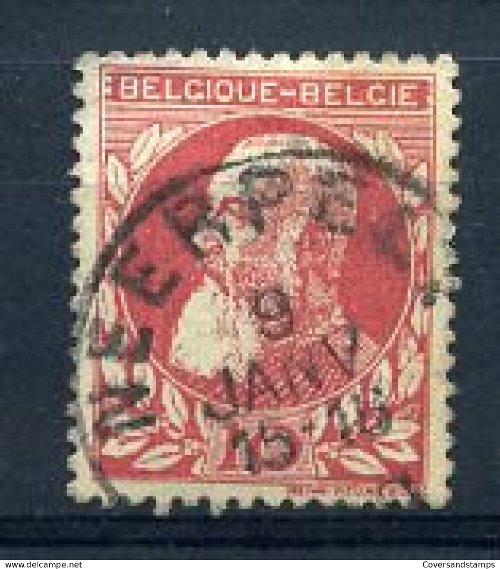 België - 74 - Gest / Obl / Used - 1905 Breiter Bart