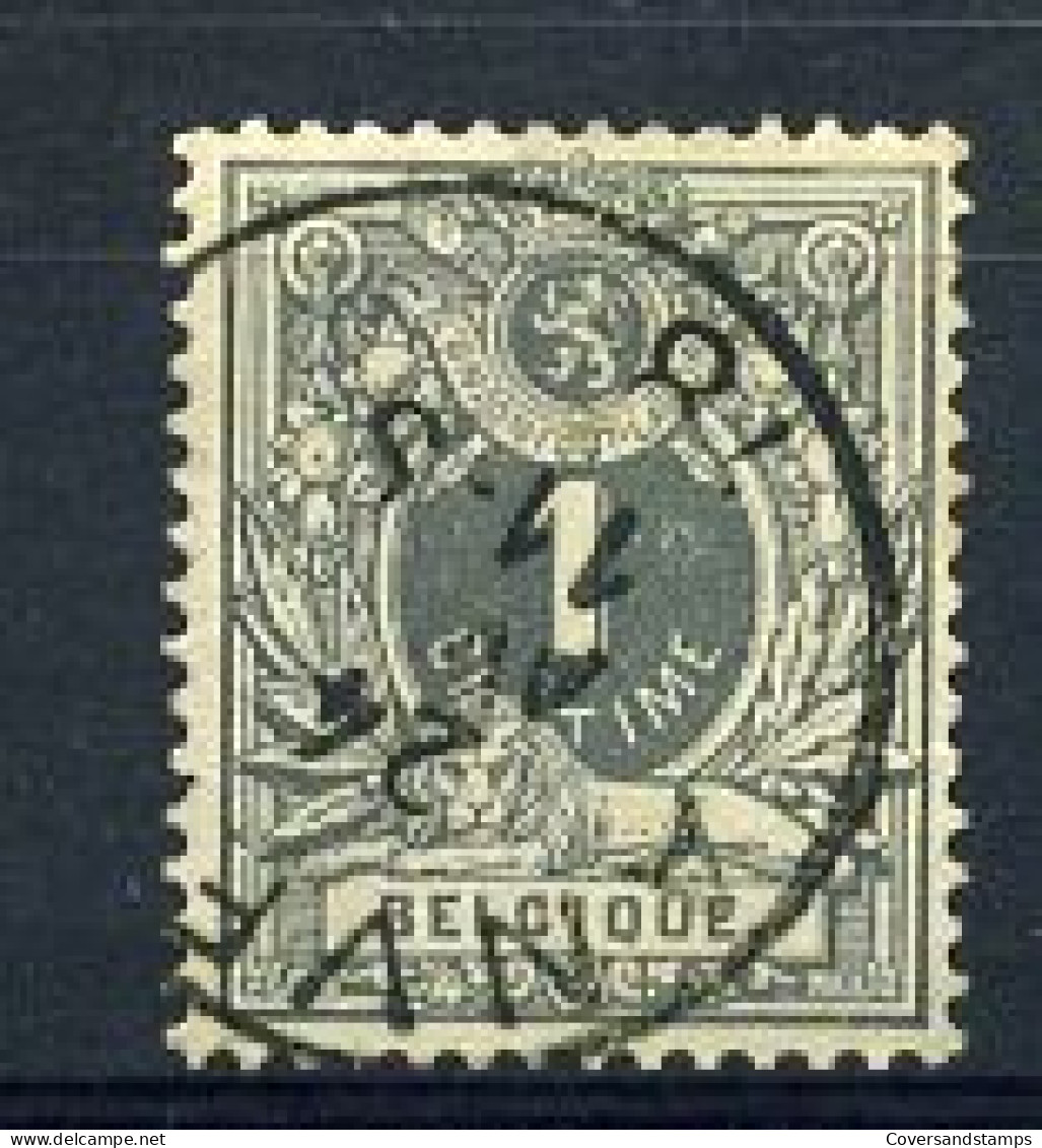 België - 43 - Gest / Obl / Used - 1869-1888 Lion Couché