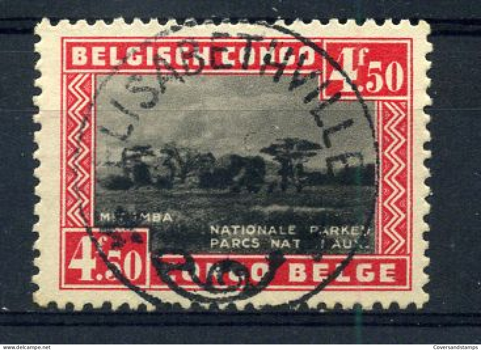 Belgisch Congo - 196A - Used "Elisabethville" - Used Stamps