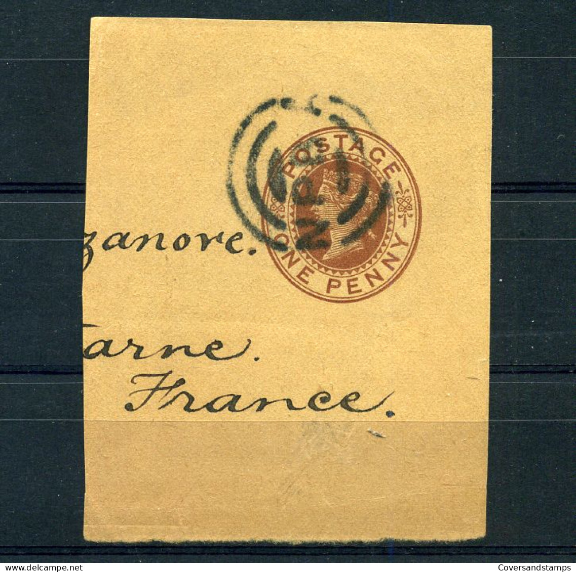 Fragment - One Penny - Stamped Stationery, Airletters & Aerogrammes