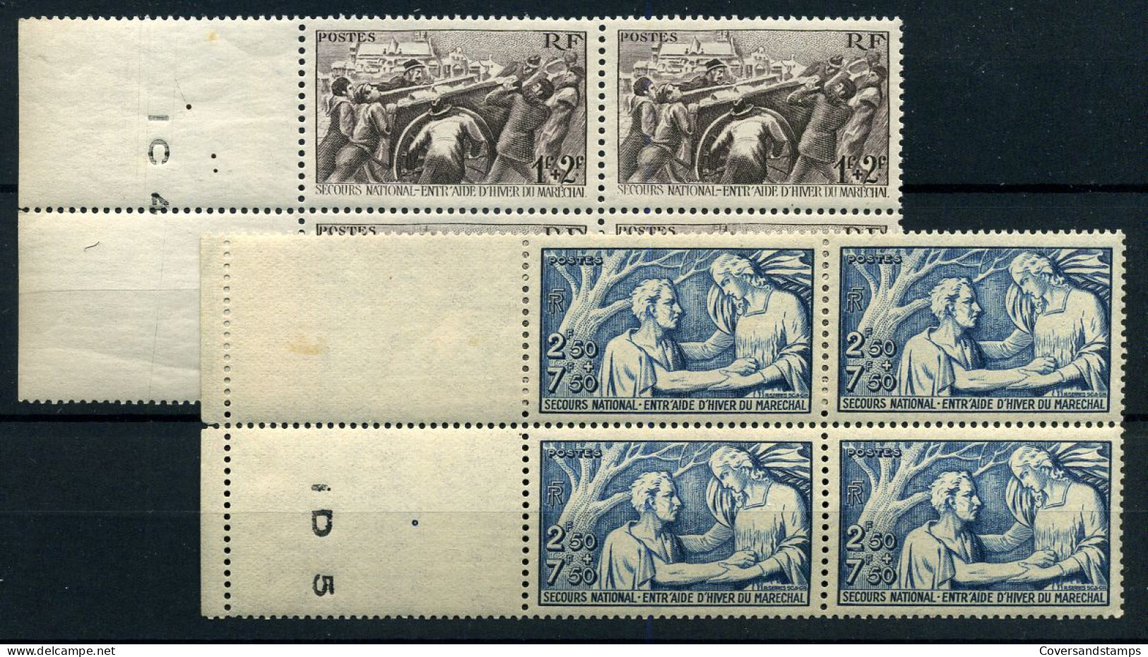 France - 497/98 En Bloque De 4  - ** MNH - Unused Stamps