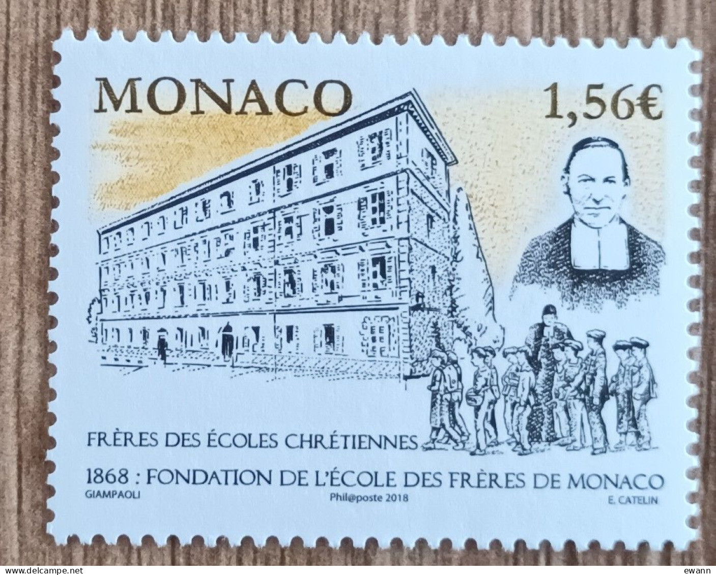 Monaco - YT N°3136 - Ecole Des Frères De Monaco - 2018 - Neuf - Unused Stamps
