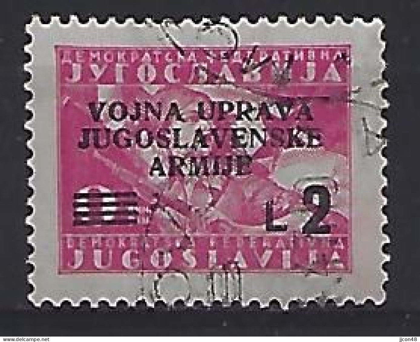 Jugoslavia (ISTRA) 1947  Army (o) Mi.57 - Usados