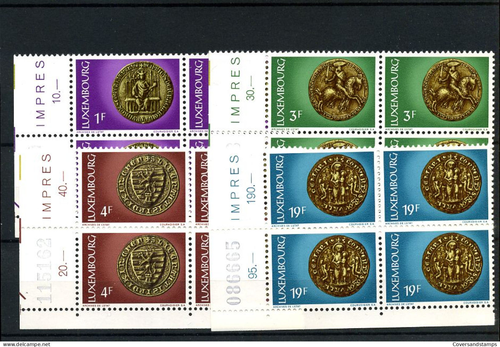 Luxembourg - 828/31 In Blok Van 4/en Bloc De 4 - MNH - Unused Stamps