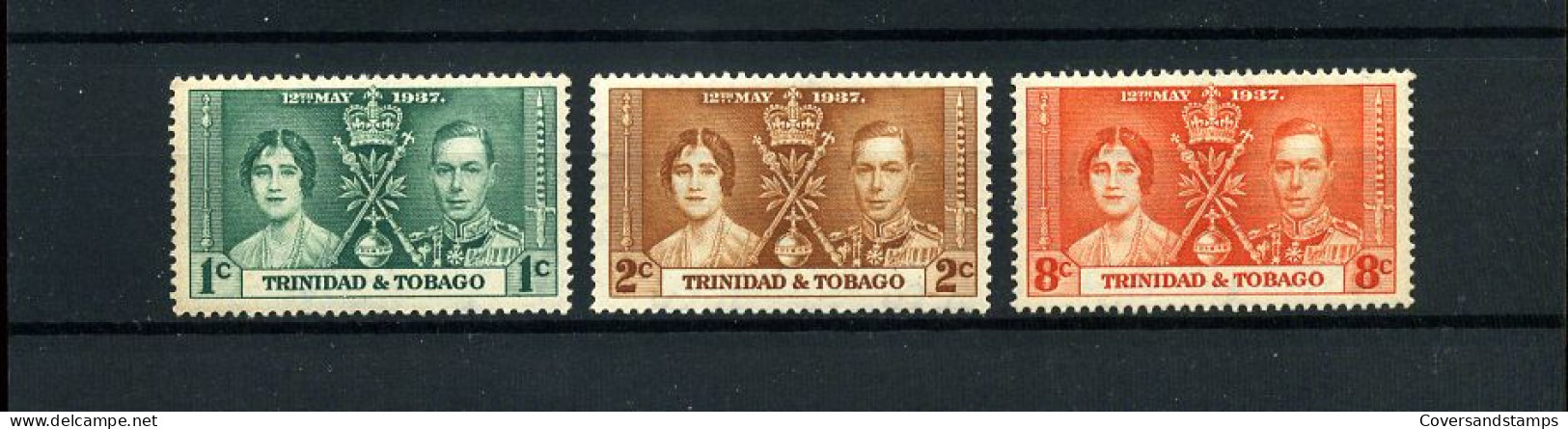 Trinidad & Tobago  - Coronation 1937 -  MH - Trinidad & Tobago (...-1961)