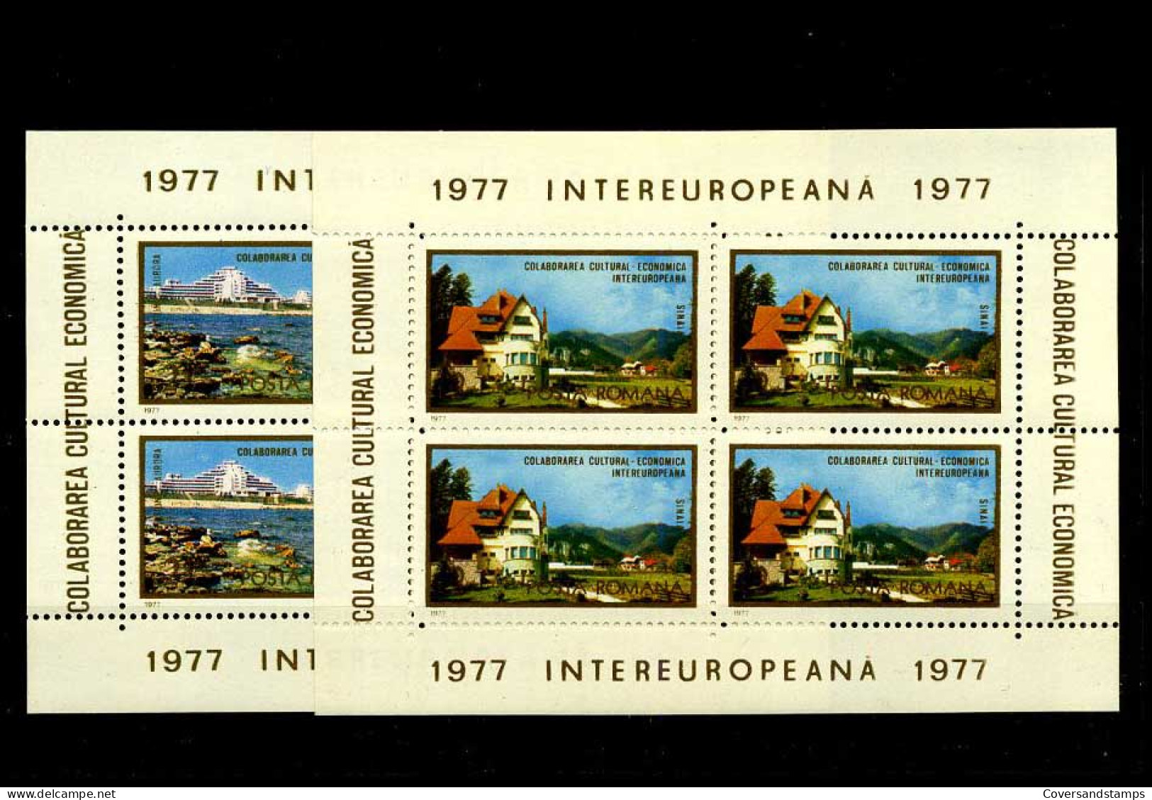 Posta Romana - Block - Intereuropeana 1977 - Europese Gedachte