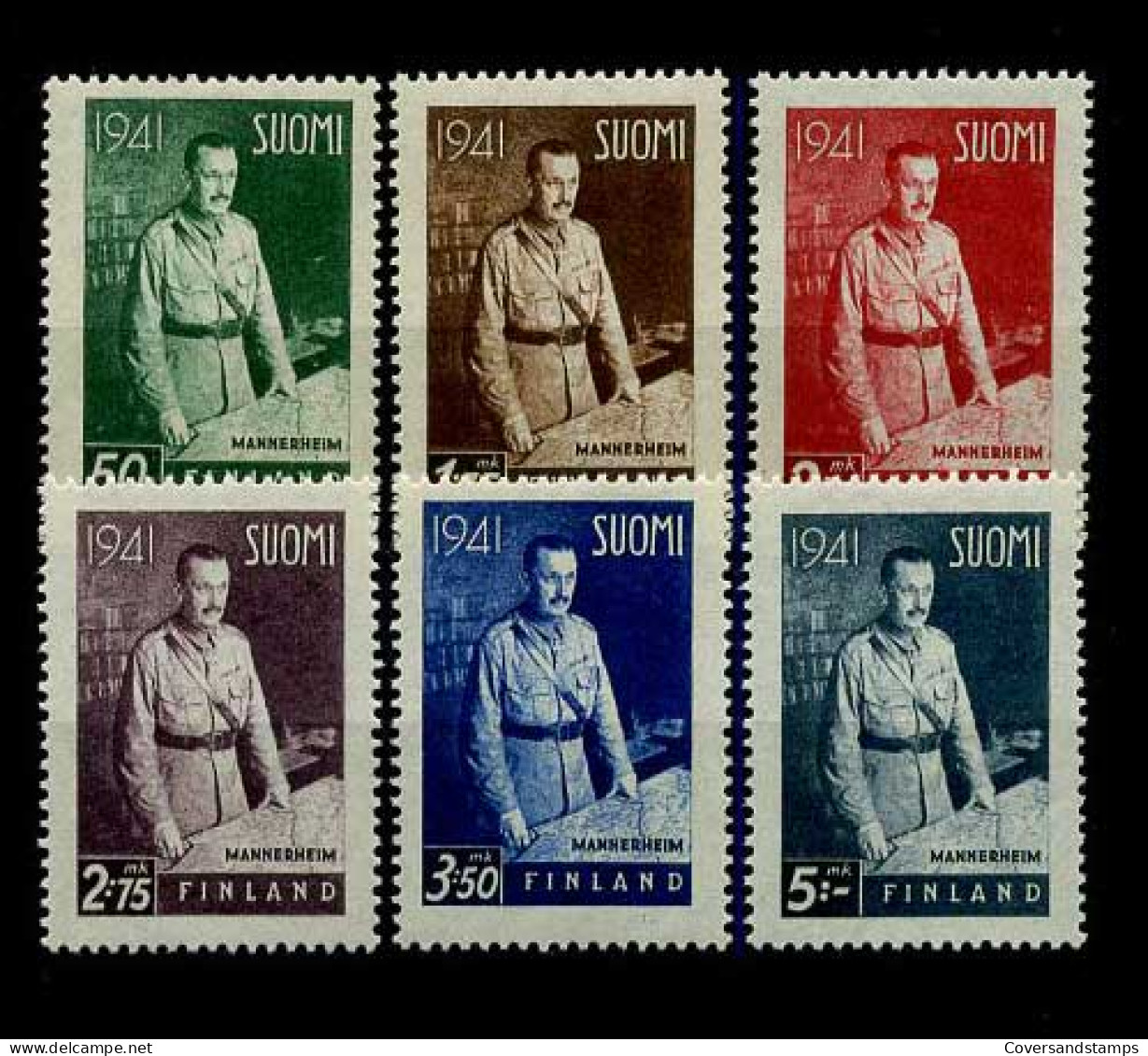 Finland - Yt 234/39 - MH - Unused Stamps