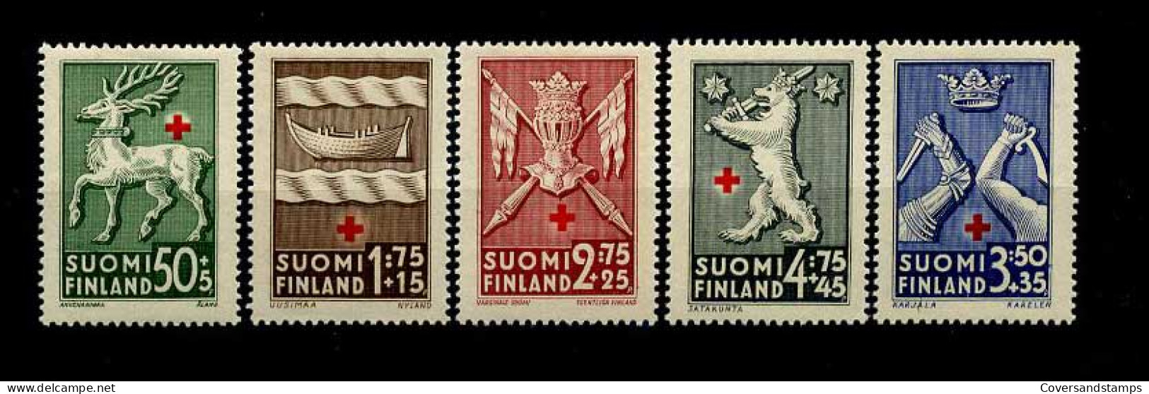 Finland - Yt 246/50 - MH - Unused Stamps