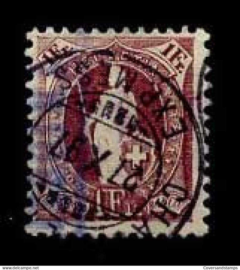 Switzerland - Sc87a - Used - 11,5 X 11 - Used Stamps