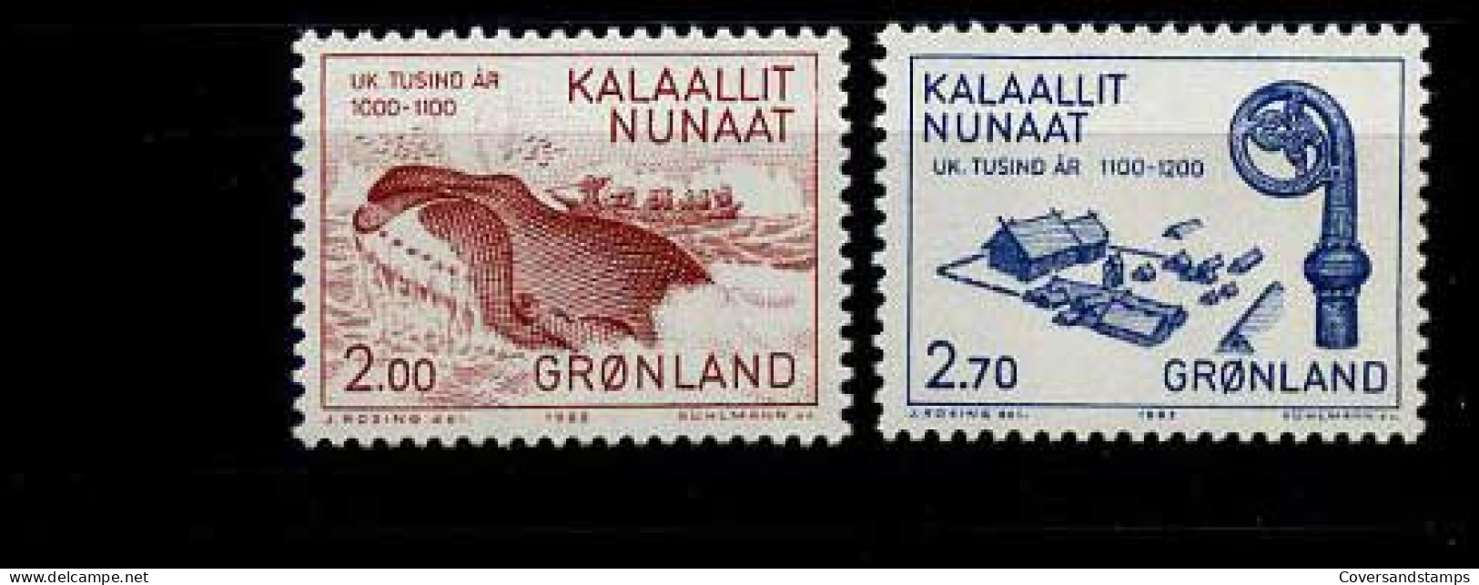 Groenland -  Yv 126/27  - MNH - Unused Stamps