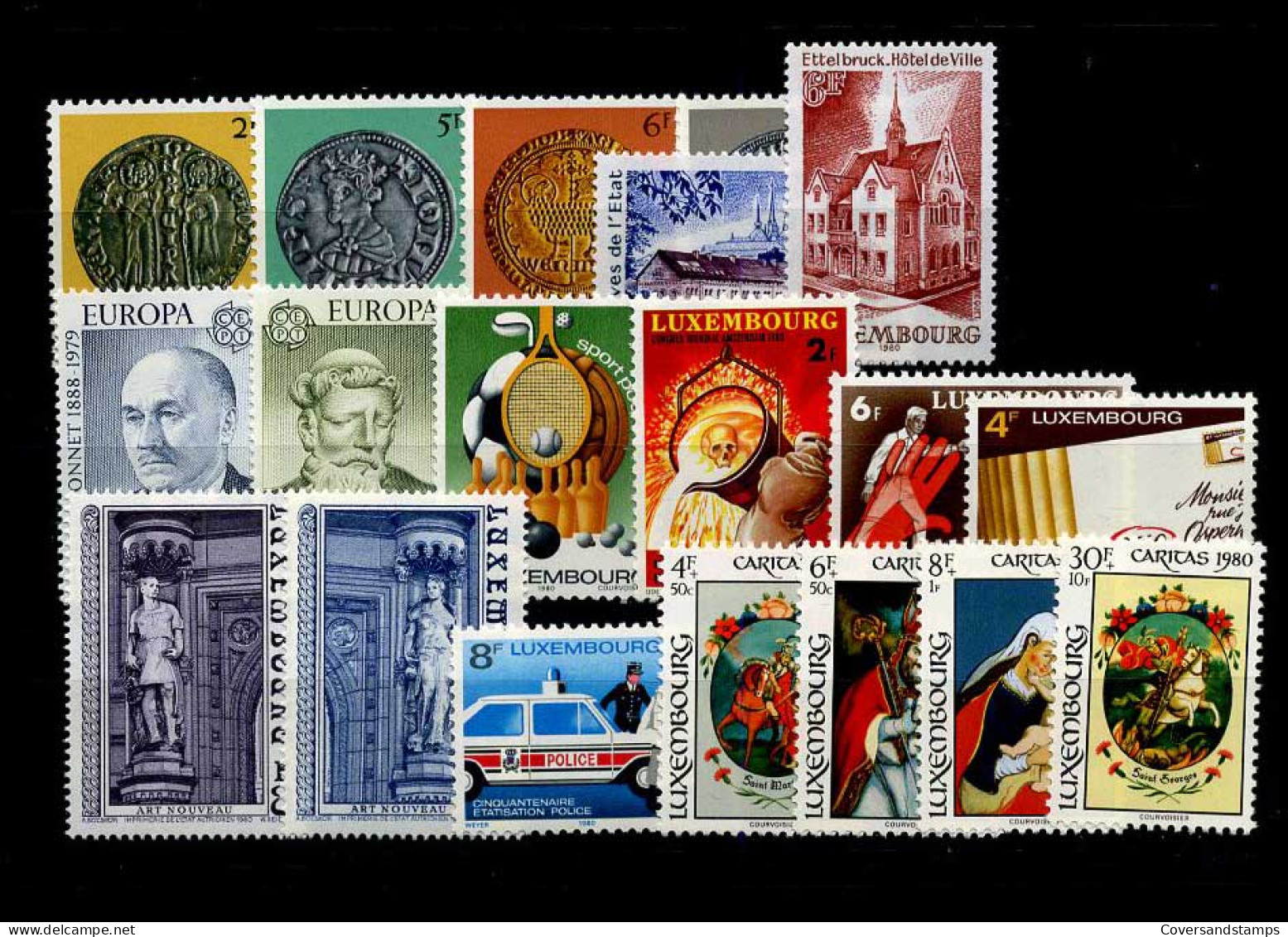 Luxembourg - Yearset 1980 - MNH - Full Years