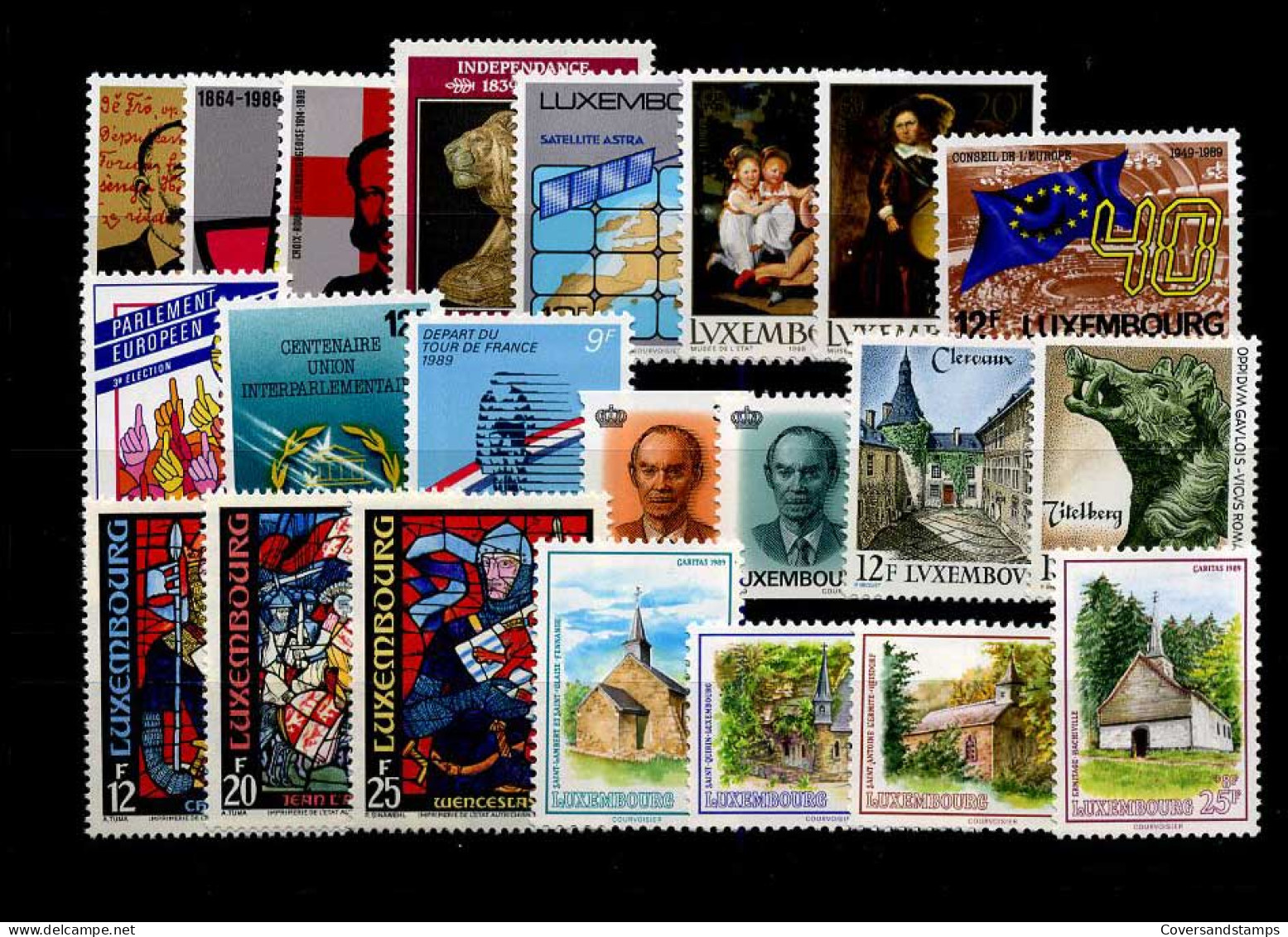 Luxembourg - Yearset 1989 - MNH - Full Years