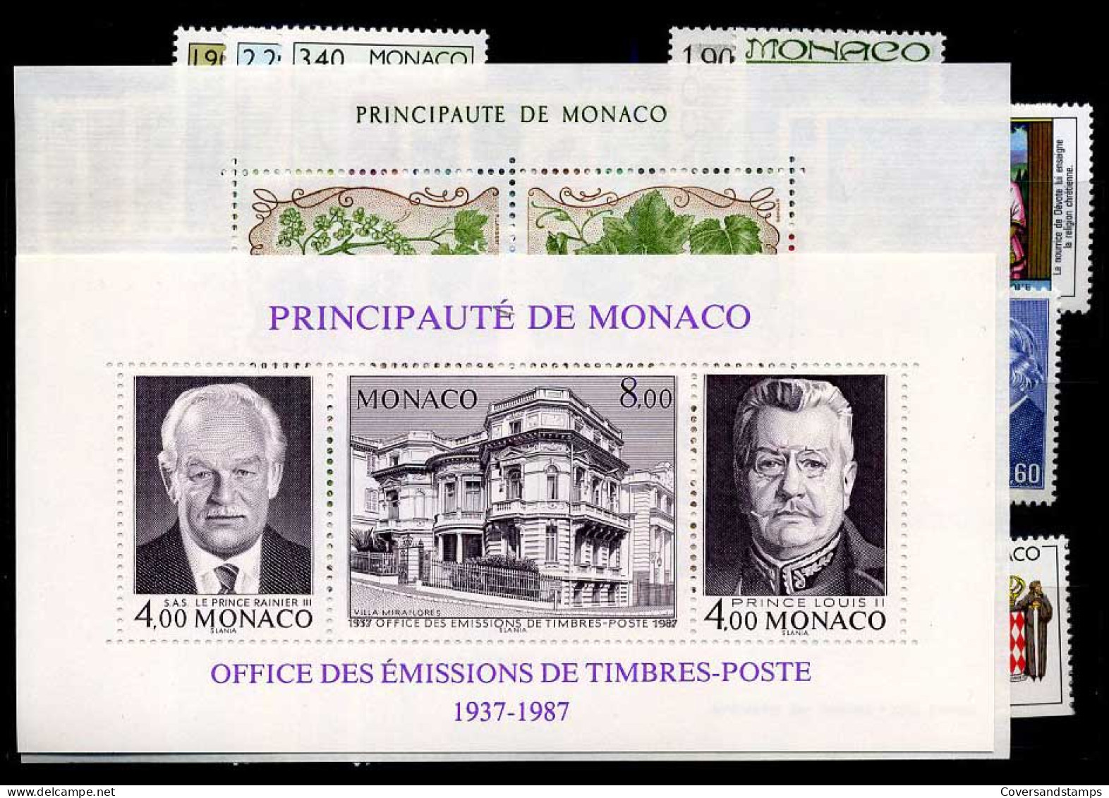 Monaco - Yearset 1987 - MNH - Full Years