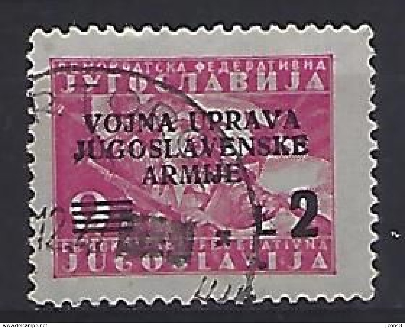 Jugoslavia (ISTRA) 1947  Army (o) Mi.57 - Gebruikt