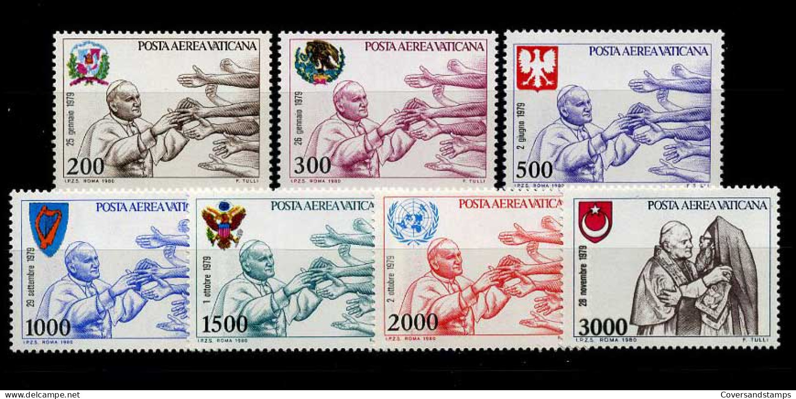 Vatikaanstad - PA66/72 - MNH - Luftpost