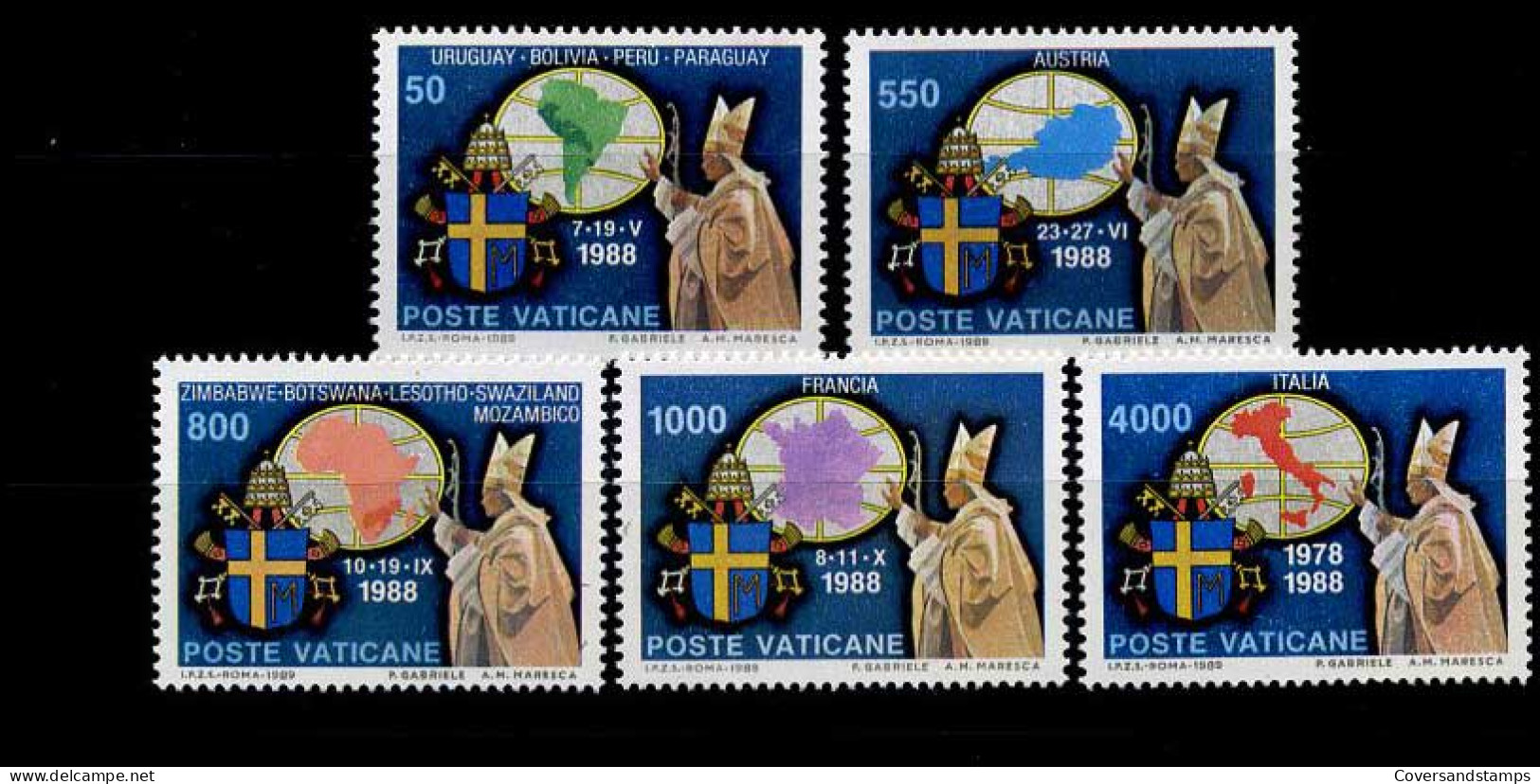 Vatikaanstad - 867/71 - MNH - Unused Stamps
