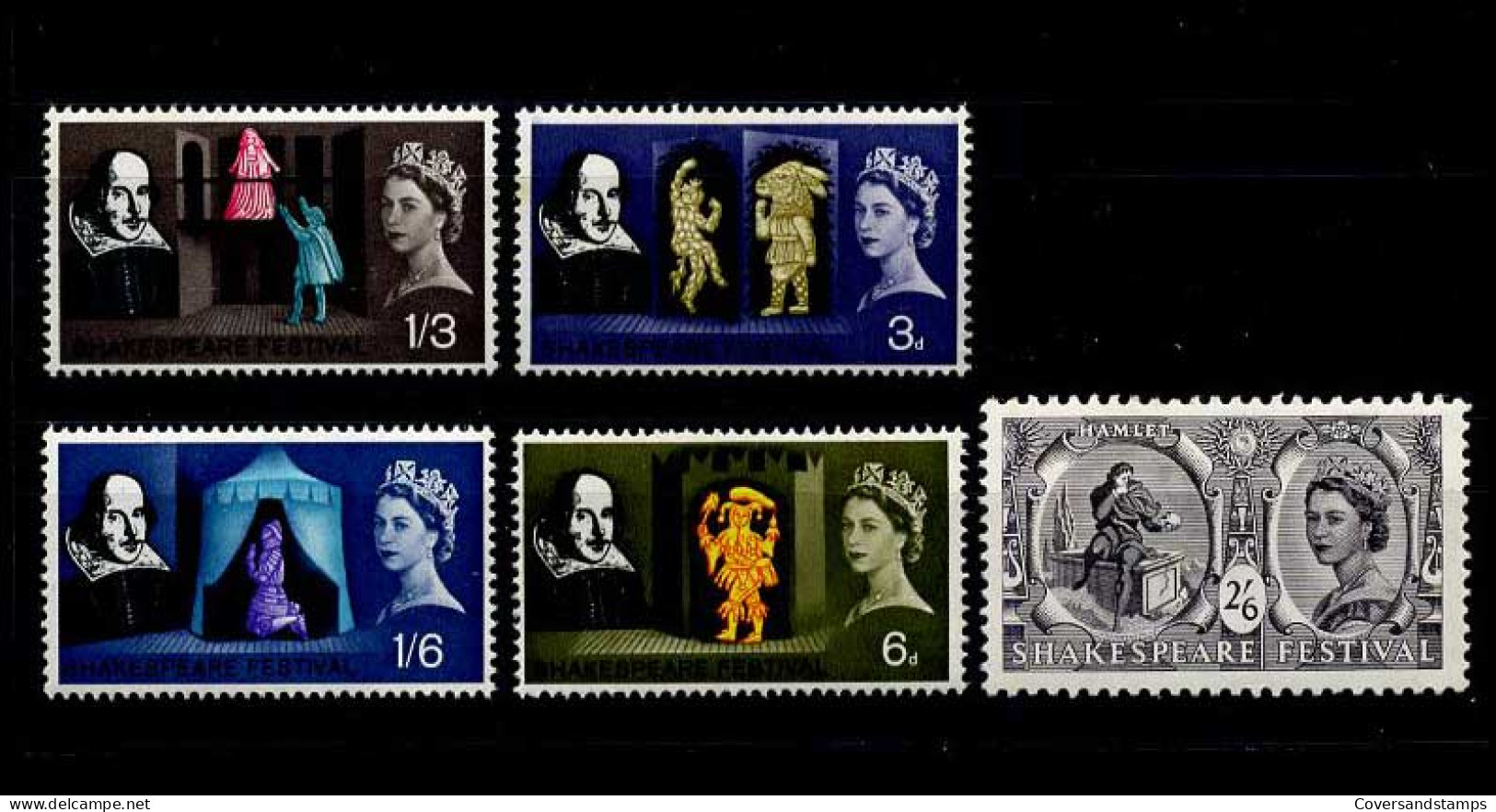 Groot-Brittannië - 382/86 - MNH - Unused Stamps