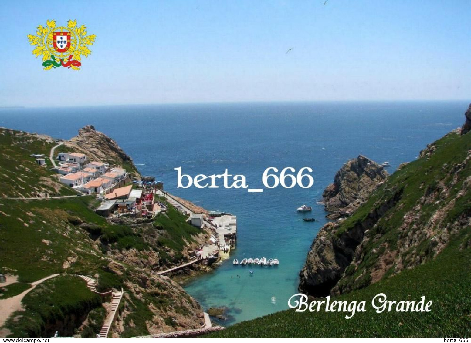 Portugal Berlengas Islands Berlenga Grande Bairro Dos Pescadores New Postcard - Leiria