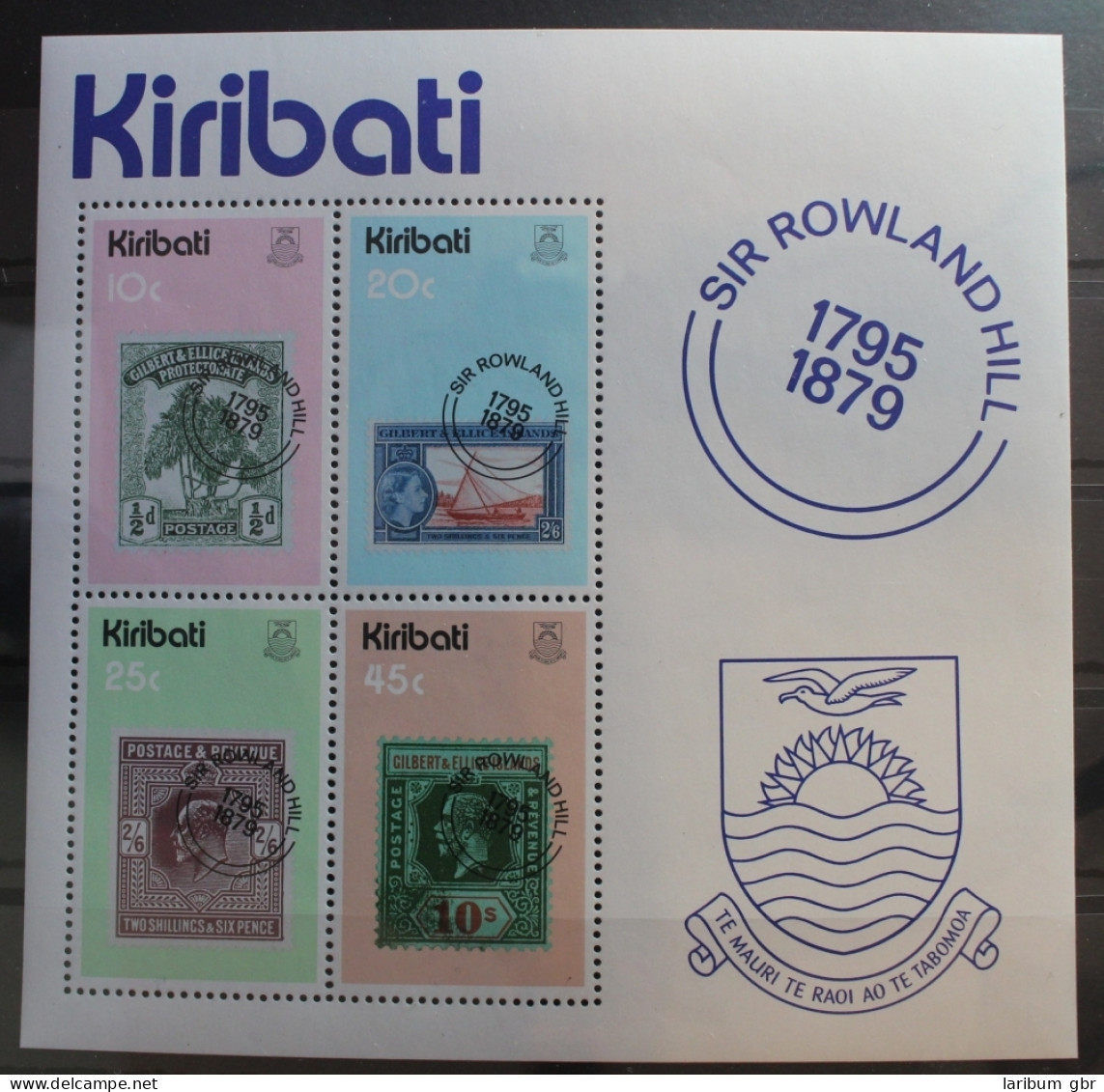 Kiribati Block 6 Mit 338-341 Postfrisch #SN019 - Kiribati (1979-...)