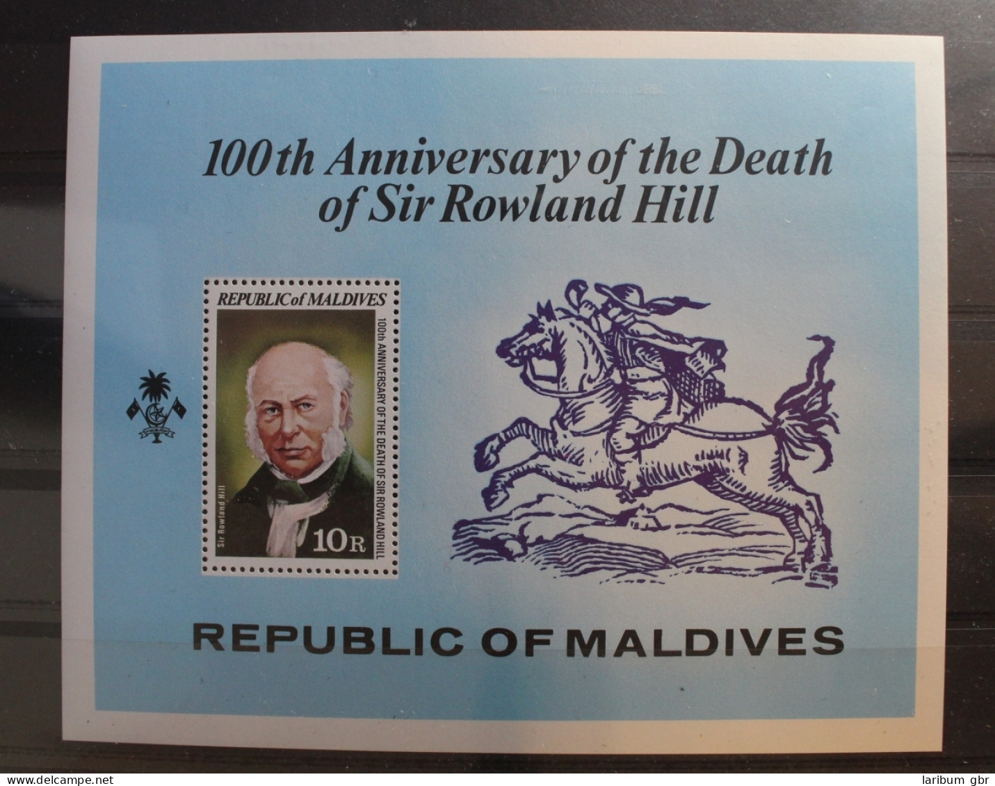 Malediven Block 56 Mit 821 Postfrisch #SN020 - Maldives (1965-...)