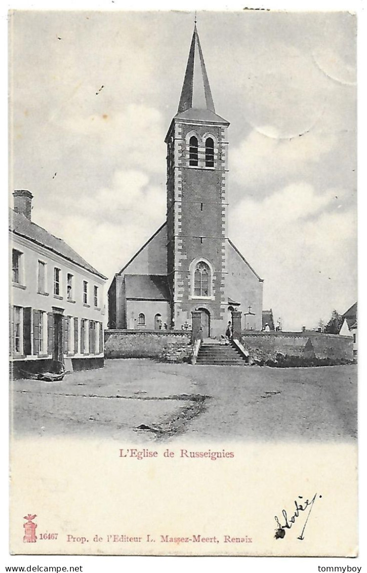 CPA Russeignies, L'Eglise De Russeignies - Kluisbergen